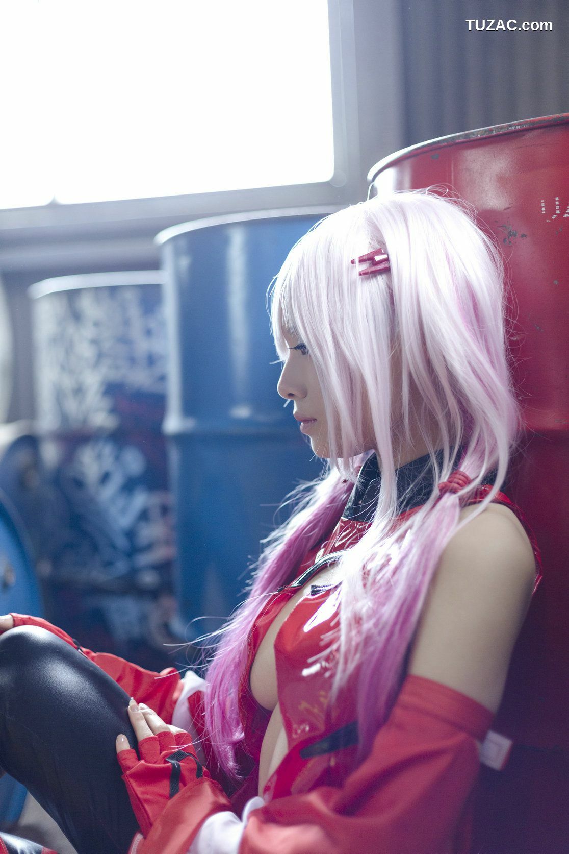 日本CosPlay_うさ吉 《Guilty Crown》Yuzuriha Inori 写真集[100P]