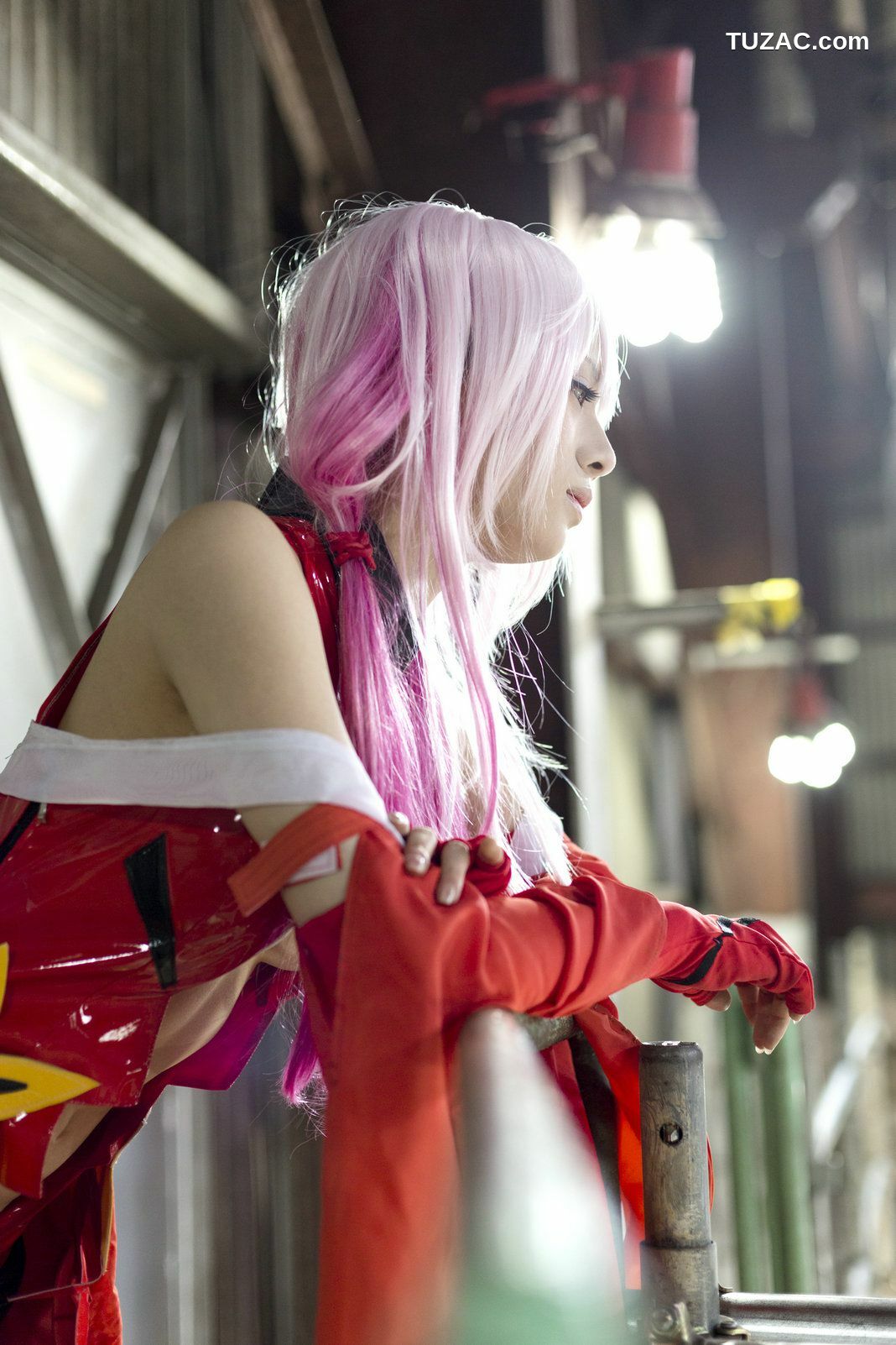 日本CosPlay_うさ吉 《Guilty Crown》Yuzuriha Inori 写真集[100P]