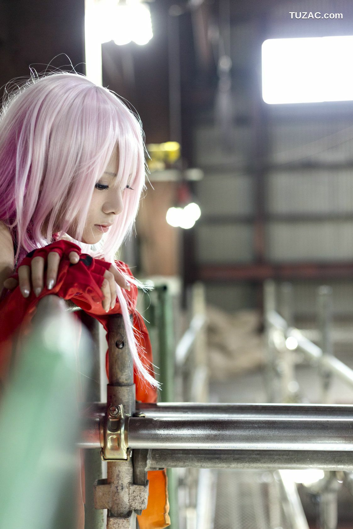 日本CosPlay_うさ吉 《Guilty Crown》Yuzuriha Inori 写真集[100P]