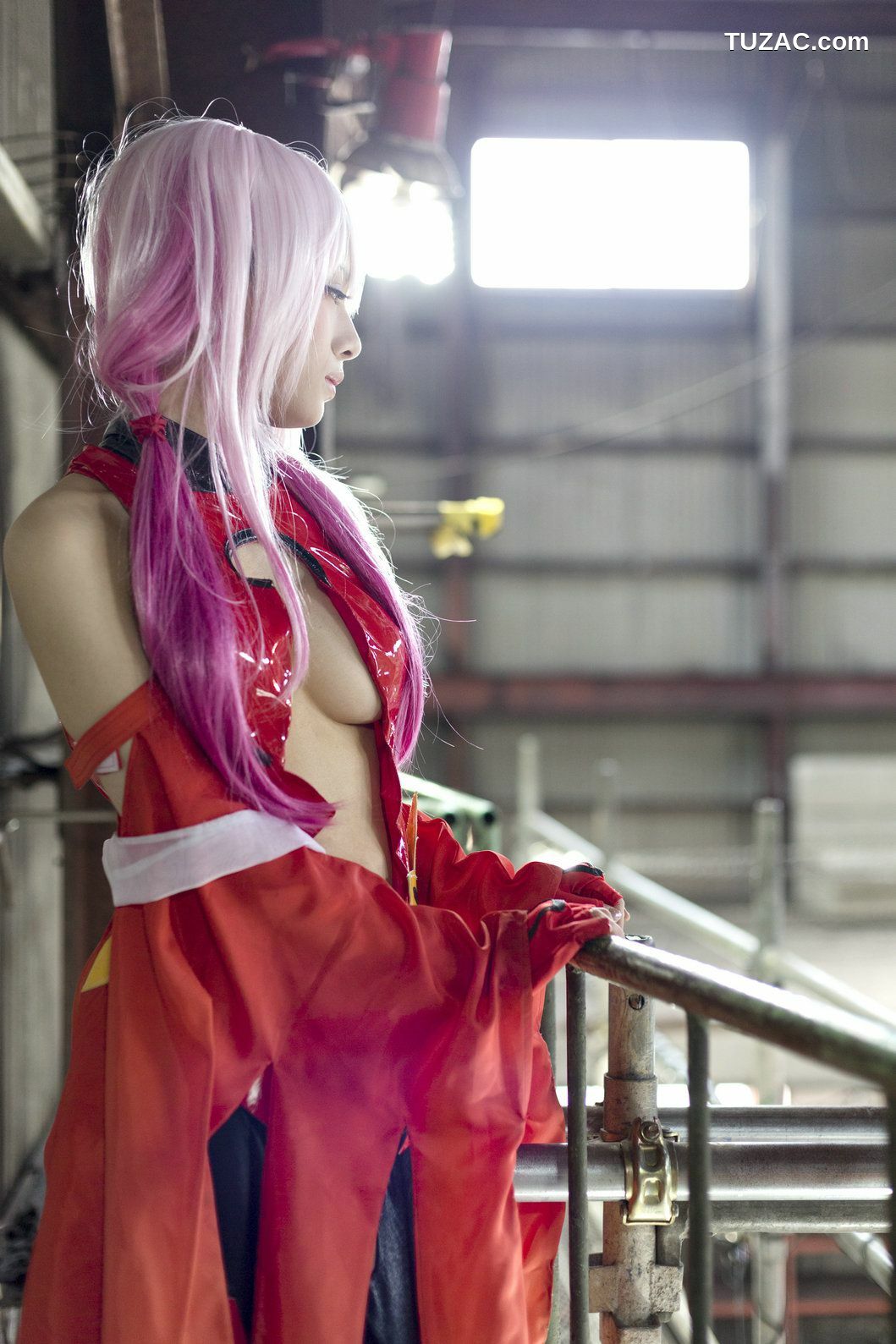 日本CosPlay_うさ吉 《Guilty Crown》Yuzuriha Inori 写真集[100P]
