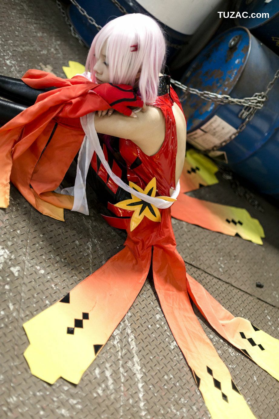日本CosPlay_うさ吉 《Guilty Crown》Yuzuriha Inori 写真集[100P]