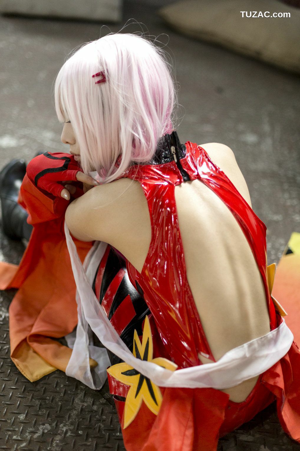 日本CosPlay_うさ吉 《Guilty Crown》Yuzuriha Inori 写真集[100P]