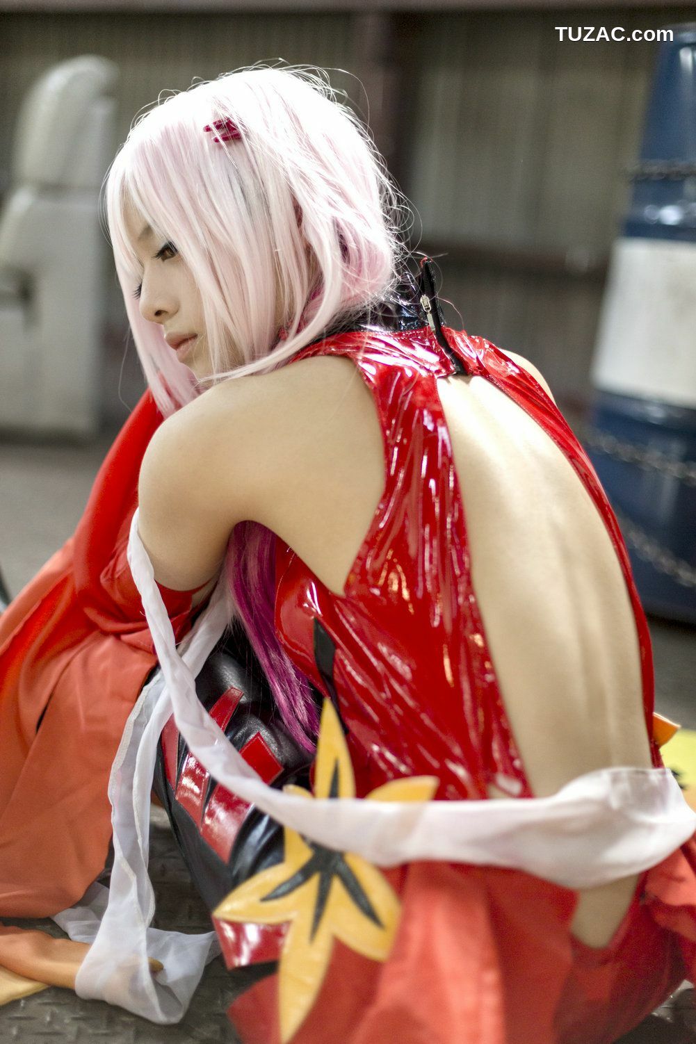 日本CosPlay_うさ吉 《Guilty Crown》Yuzuriha Inori 写真集[100P]