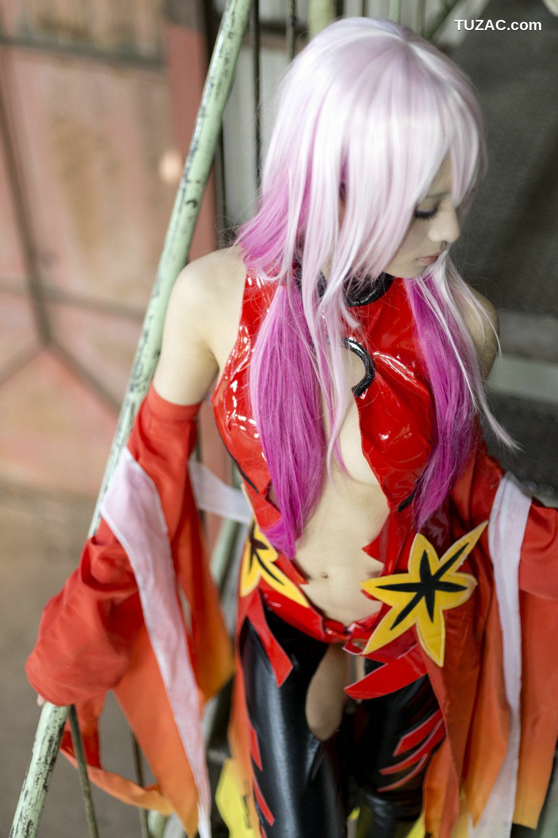 日本CosPlay_うさ吉 《Guilty Crown》Yuzuriha Inori 写真集[100P]