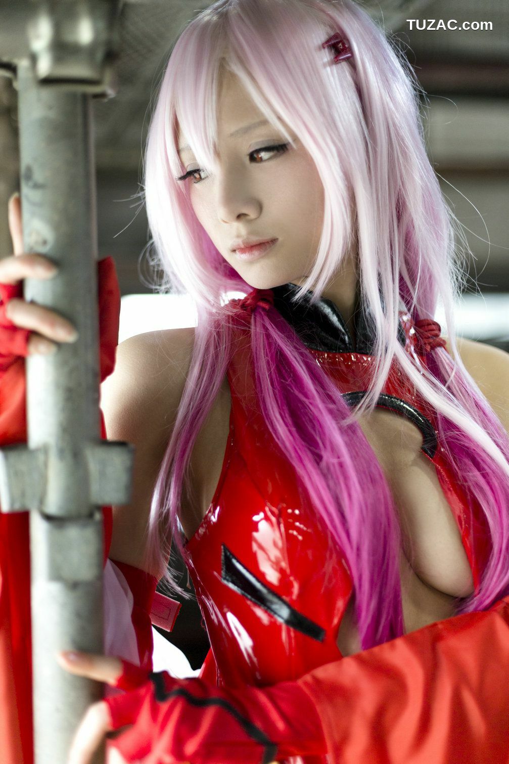 日本CosPlay_うさ吉 《Guilty Crown》Yuzuriha Inori 写真集[100P]