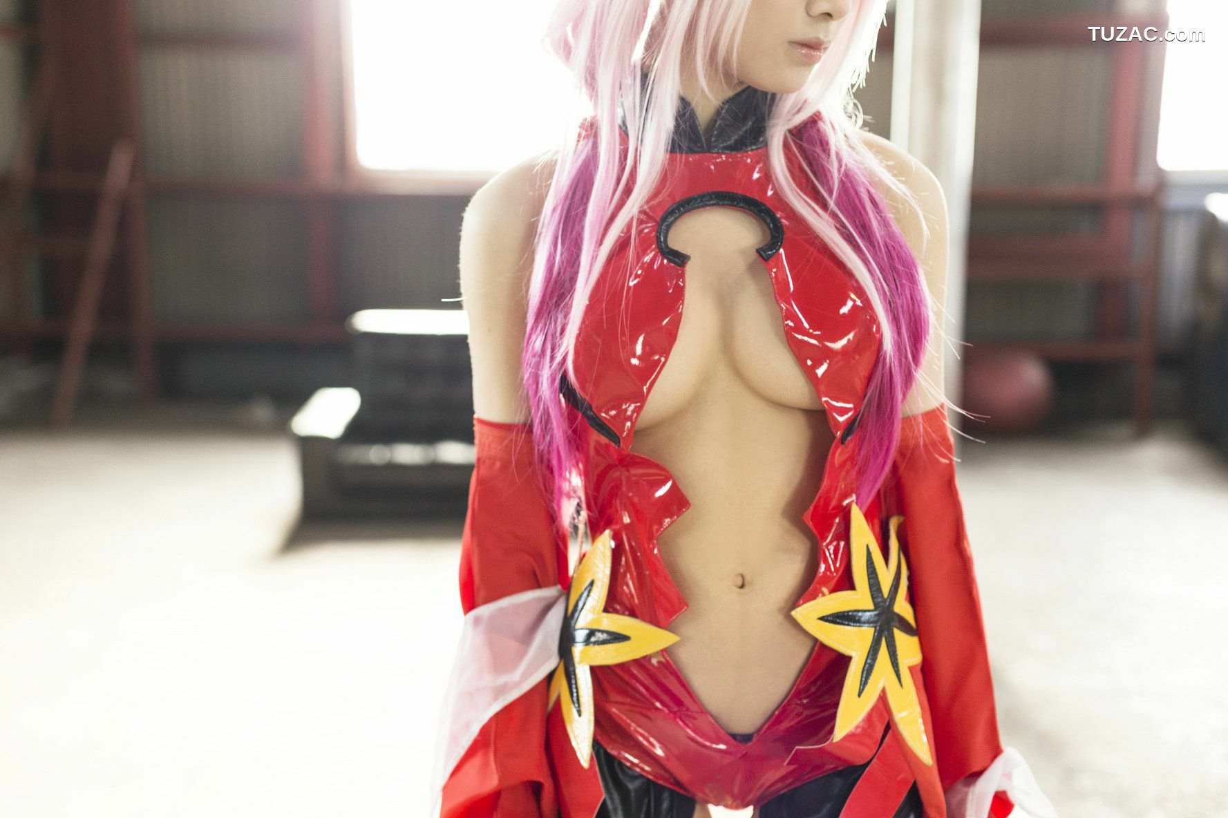 日本CosPlay_うさ吉 《Guilty Crown》Yuzuriha Inori 写真集[100P]