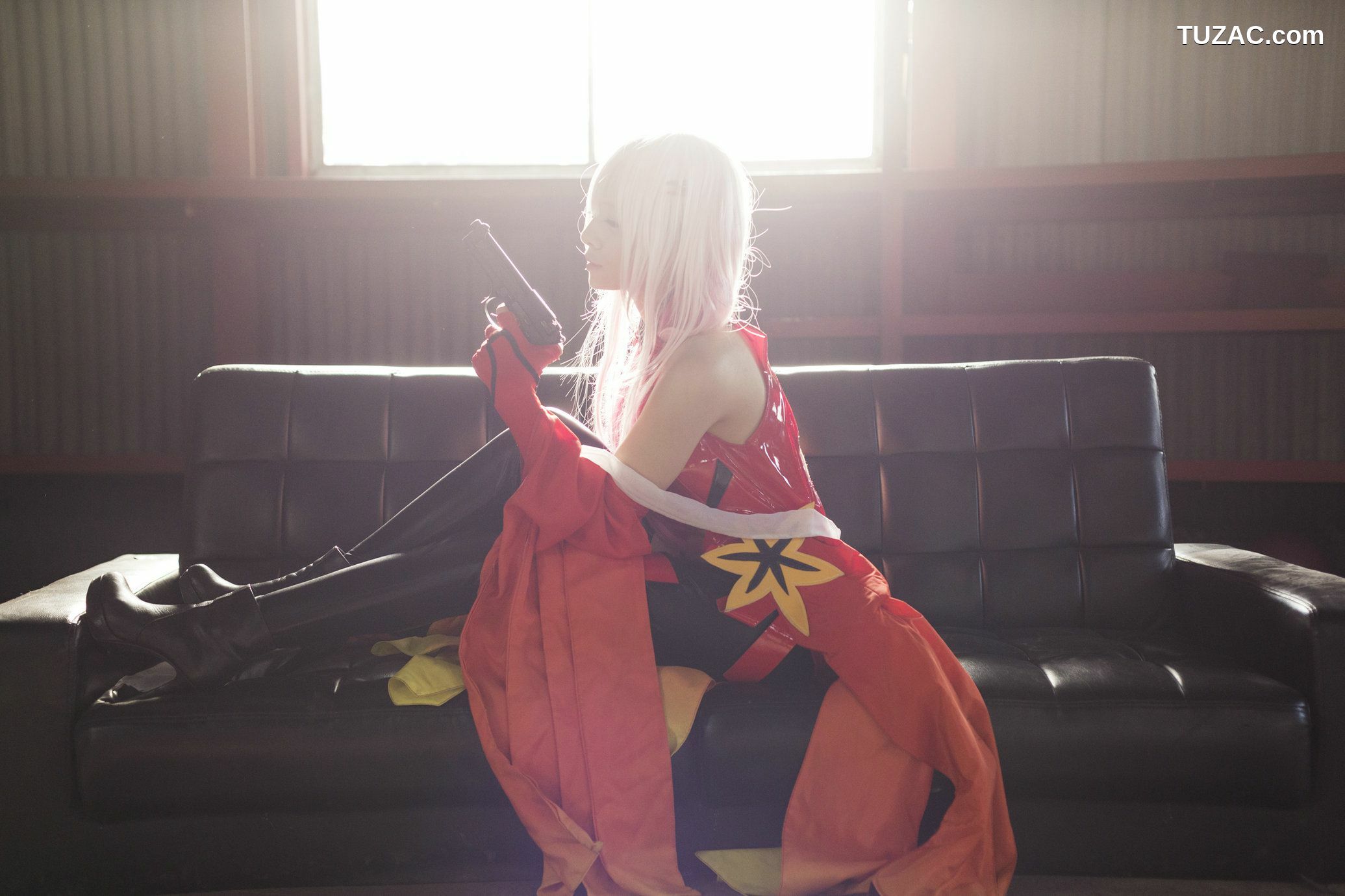 日本CosPlay_うさ吉 《Guilty Crown》Yuzuriha Inori 写真集[100P]