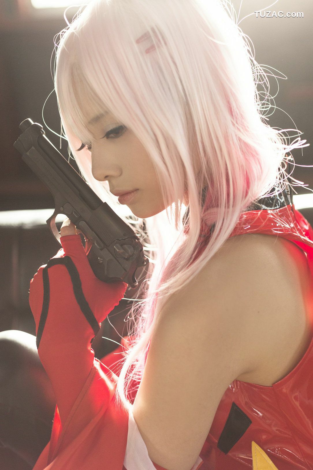 日本CosPlay_うさ吉 《Guilty Crown》Yuzuriha Inori 写真集[100P]