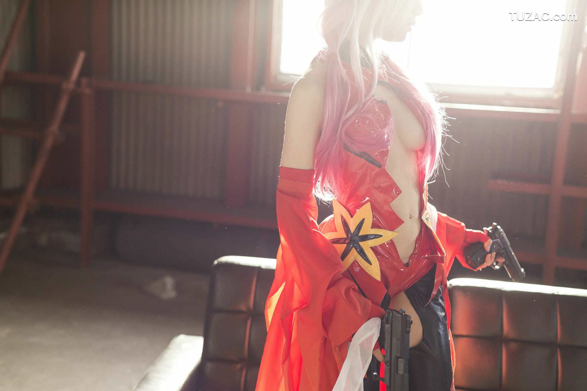 日本CosPlay_うさ吉 《Guilty Crown》Yuzuriha Inori 写真集[100P]