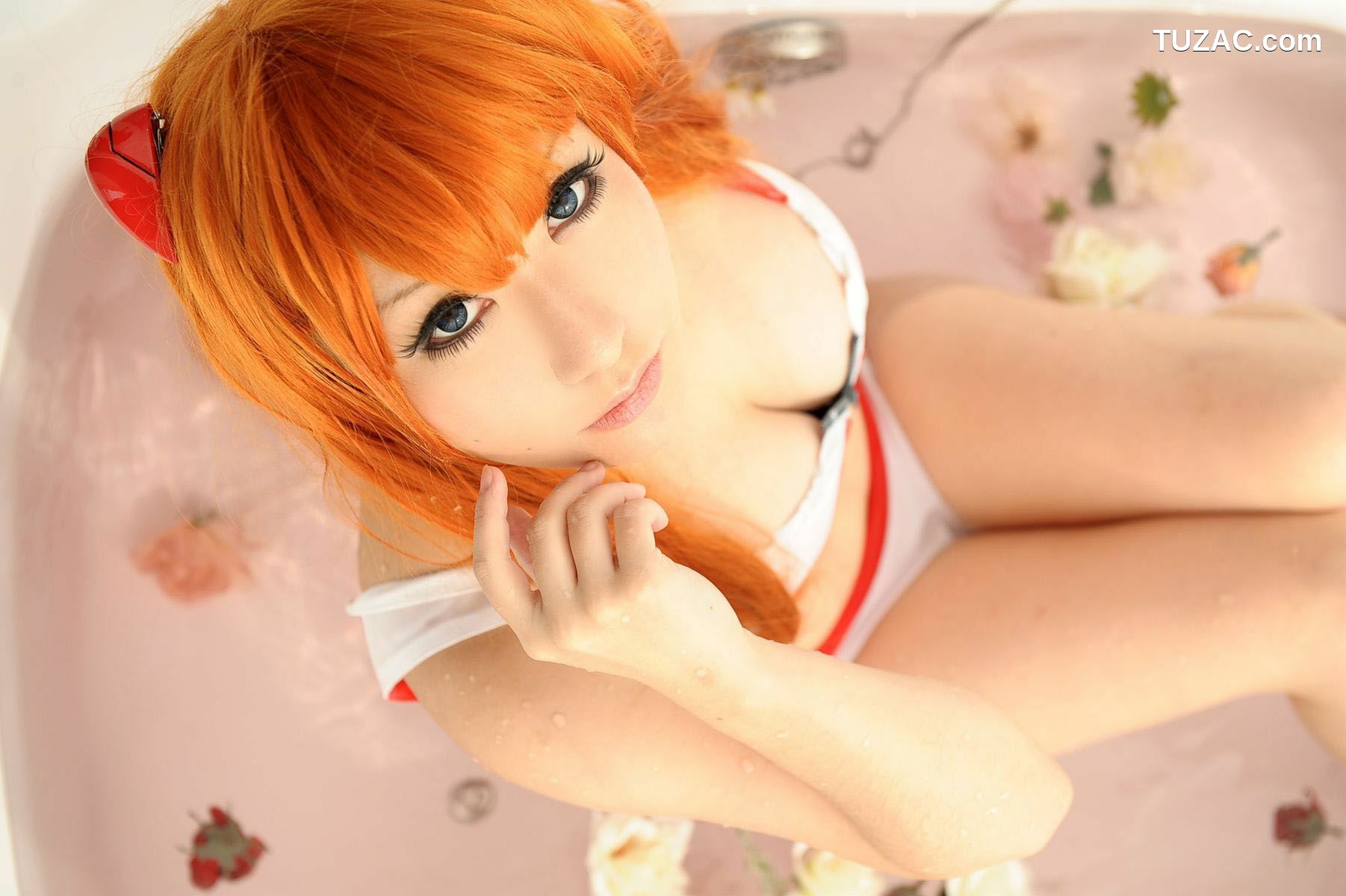 日本CosPlay_サク (Saku) 《Shinseiki Evangelion》Souryuu Asuka Langley 写真集[132P]