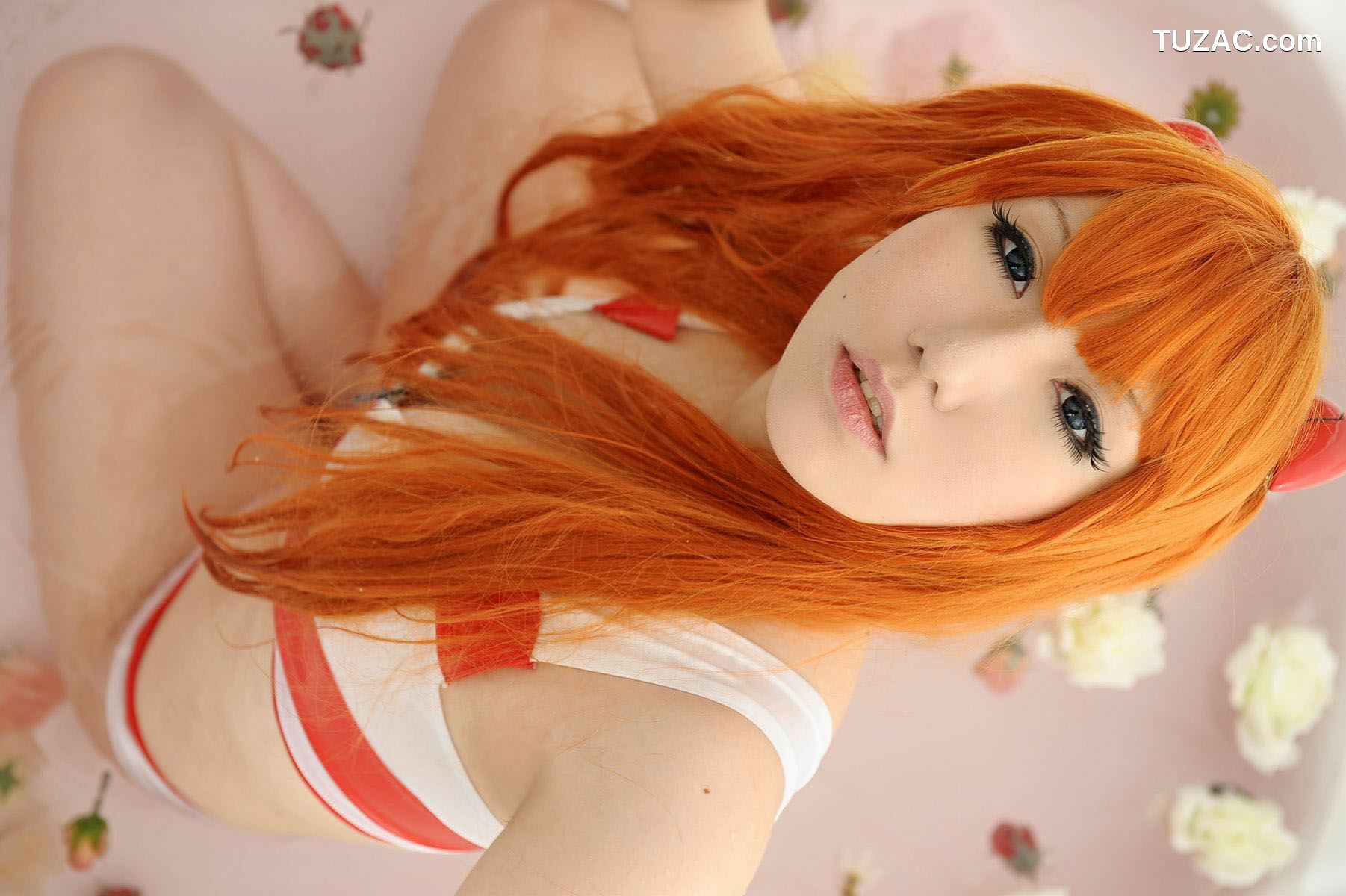 日本CosPlay_サク (Saku) 《Shinseiki Evangelion》Souryuu Asuka Langley 写真集[132P]