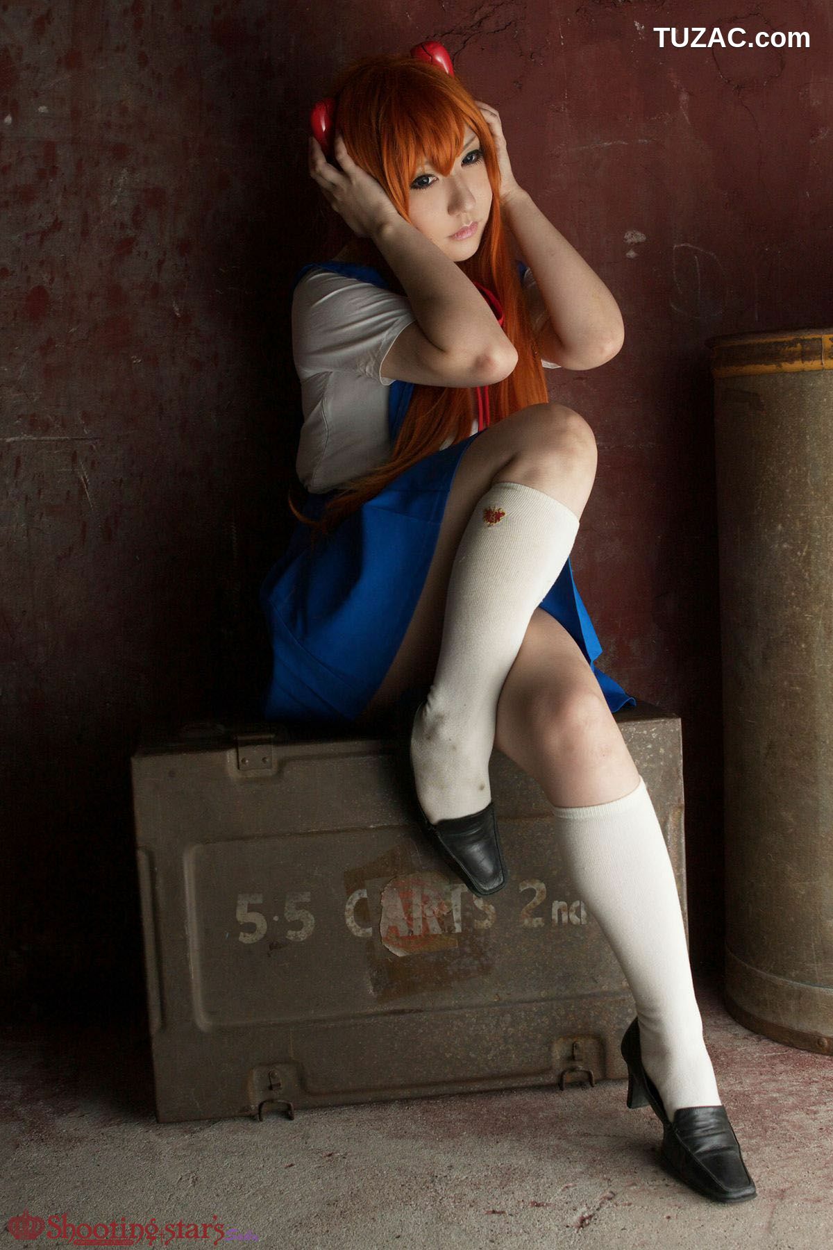 日本CosPlay_サク (Saku) 《Shinseiki Evangelion》Souryuu Asuka Langley 写真集[132P]