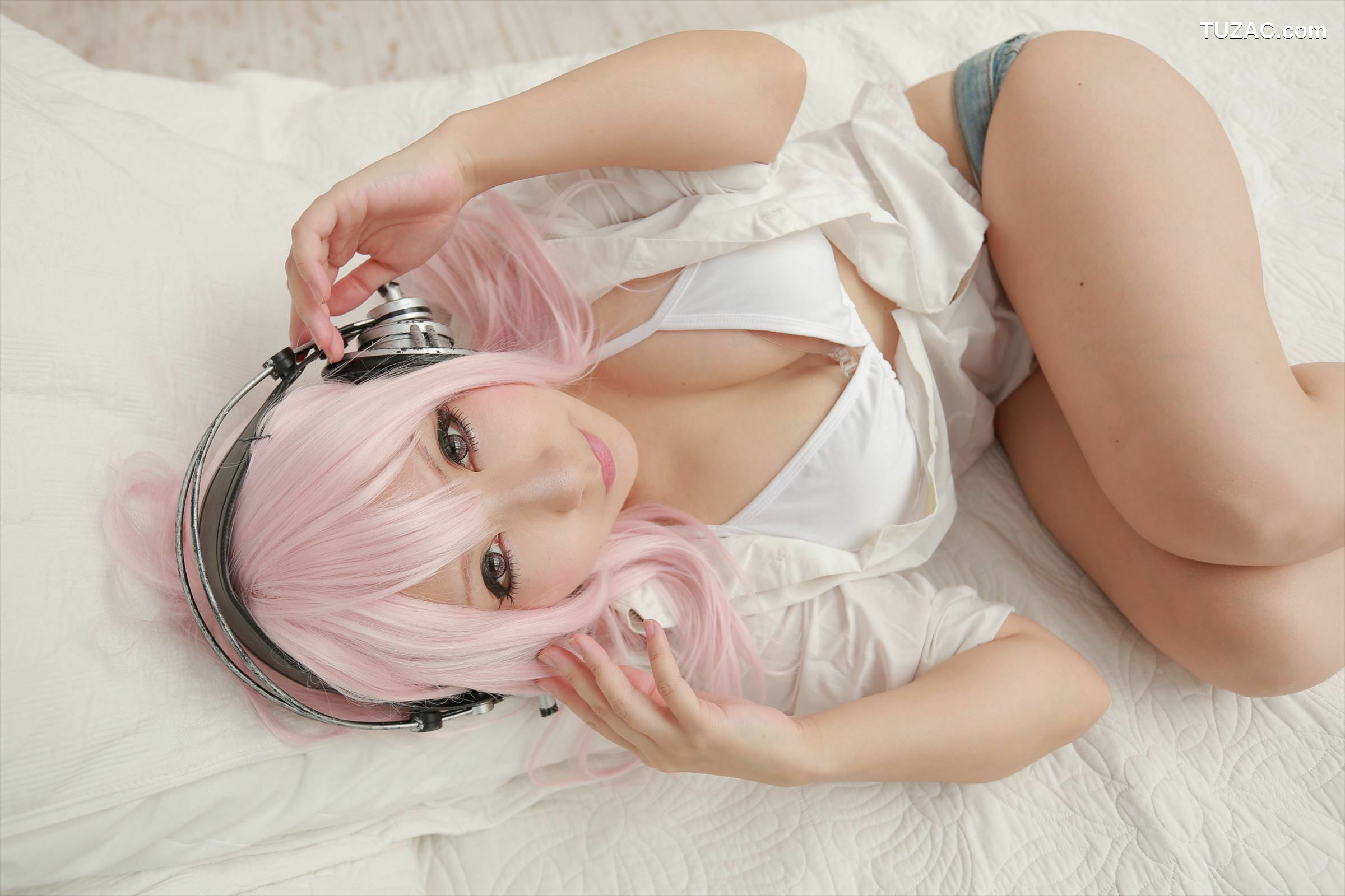 日本CosPlay_サク (Saku) 《Sonicomi》Super Sonico 写真集[130P]