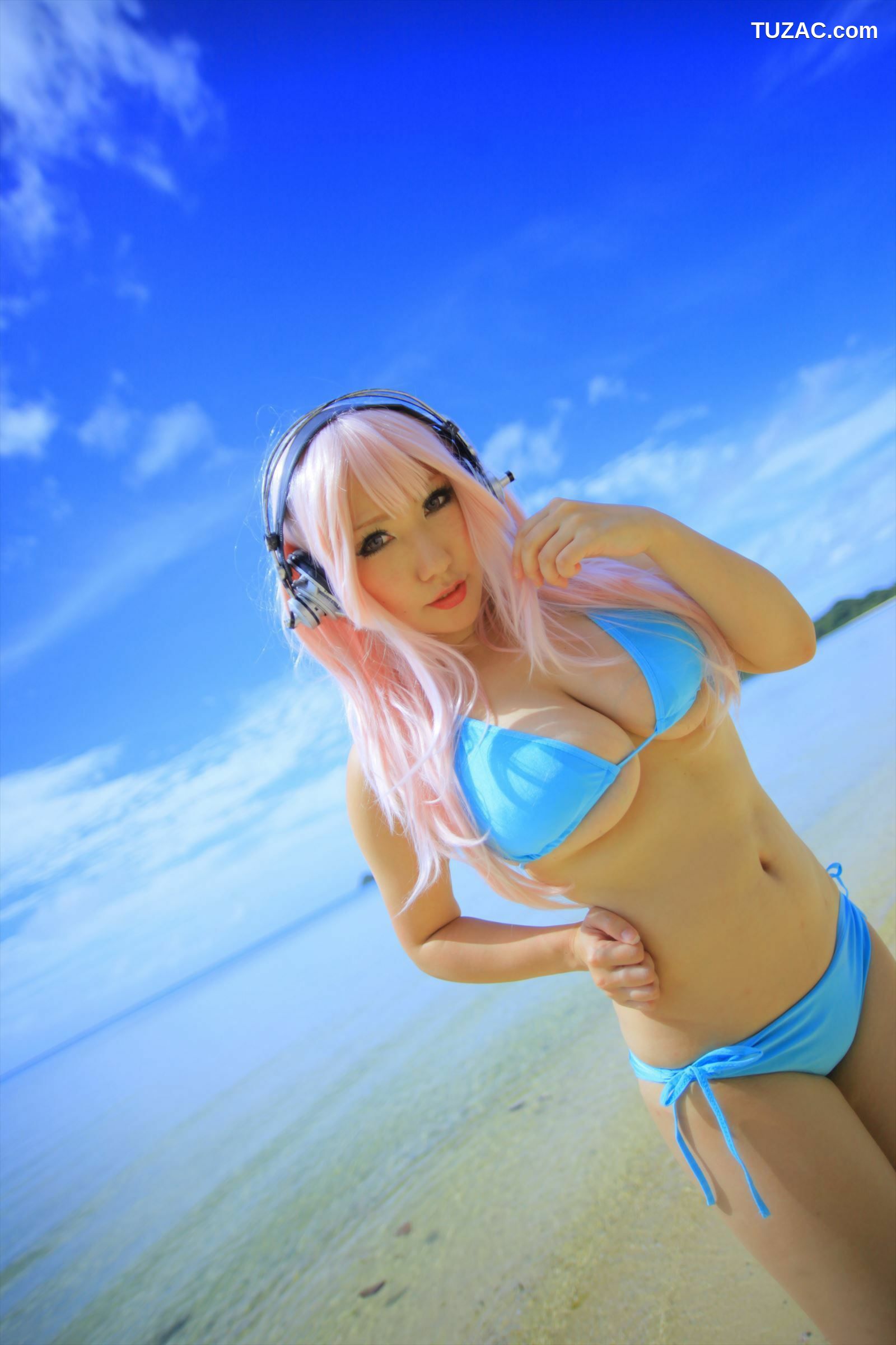 日本CosPlay_サク (Saku) 《Sonicomi》Super Sonico 写真集[130P]