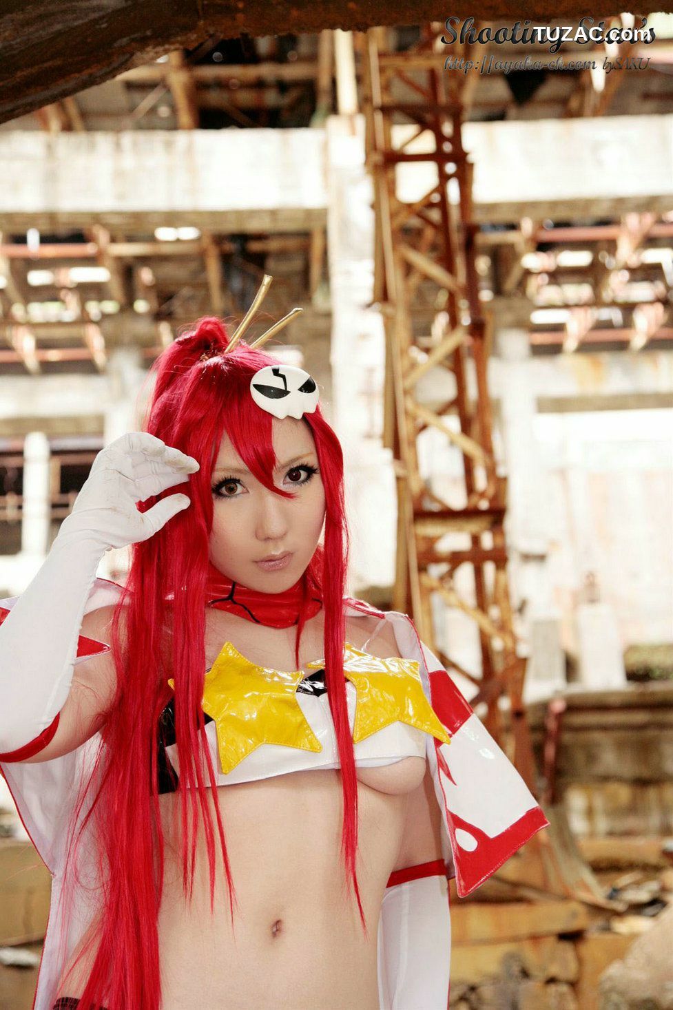 日本CosPlay_サク (Saku) 《Tengen Toppa Gurren Lagann》Youko 写真集[100P]