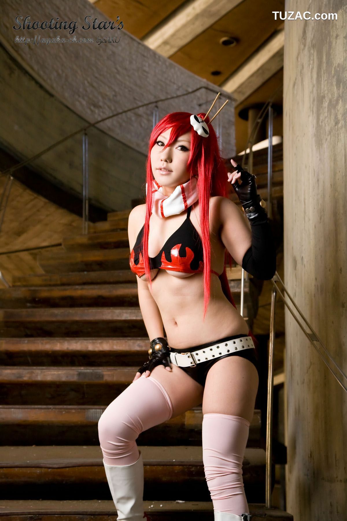 日本CosPlay_サク (Saku) 《Tengen Toppa Gurren Lagann》Youko 写真集[100P]