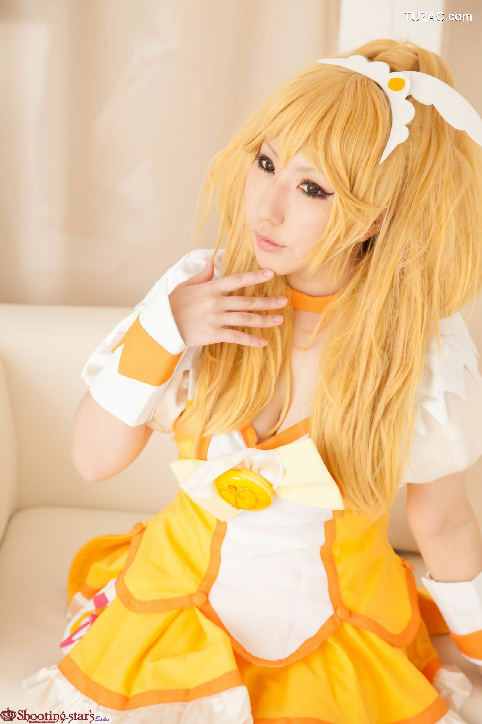 日本CosPlay_サク (Saku) 《光之美少女》Cure Peace+Cure Beauty 写真集