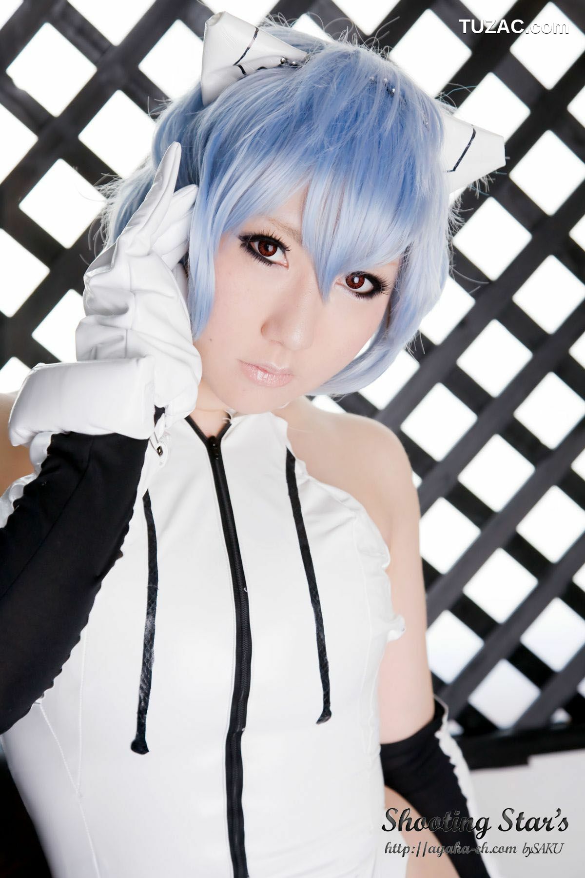 日本CosPlay_サク (绫香) 《Shinseiki Evangelion》Ayanami Rei 写真集[130P]