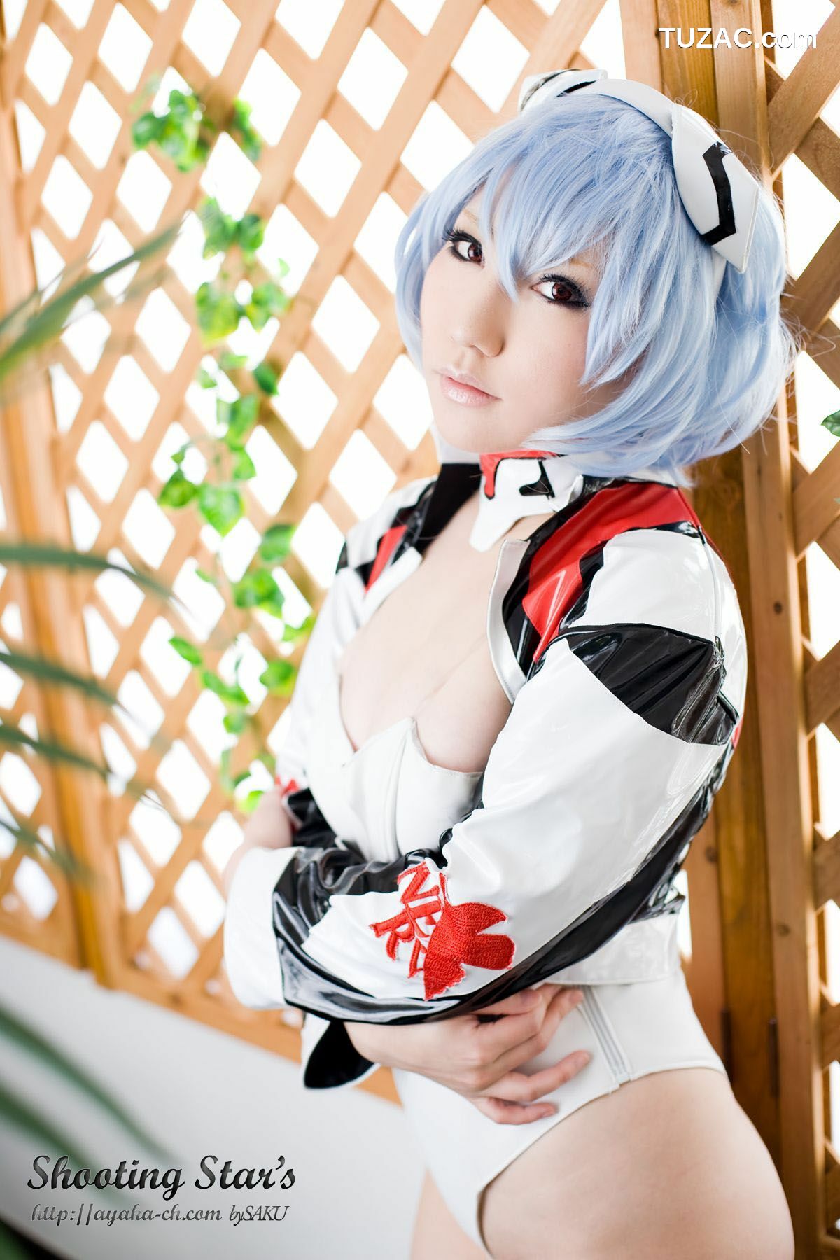 日本CosPlay_サク (绫香) 《Shinseiki Evangelion》Ayanami Rei 写真集[130P]