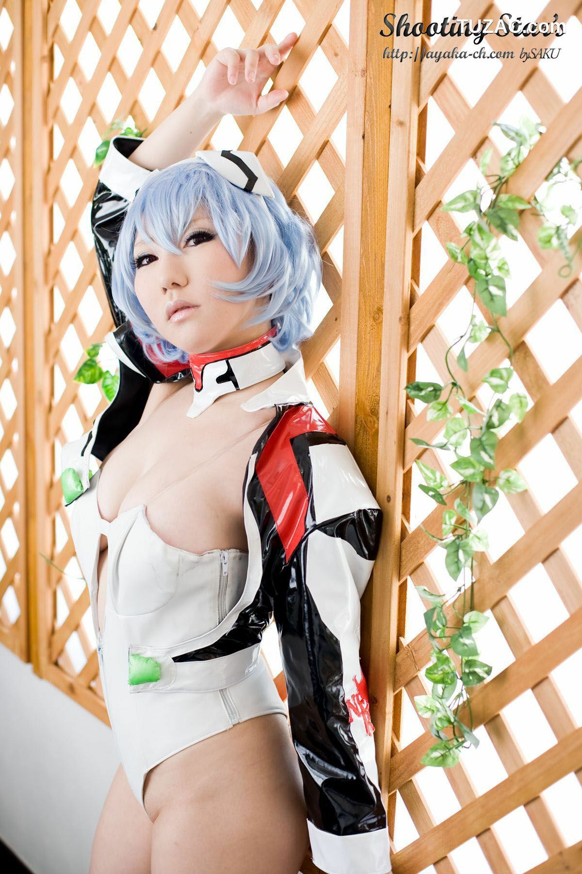 日本CosPlay_サク (绫香) 《Shinseiki Evangelion》Ayanami Rei 写真集[130P]