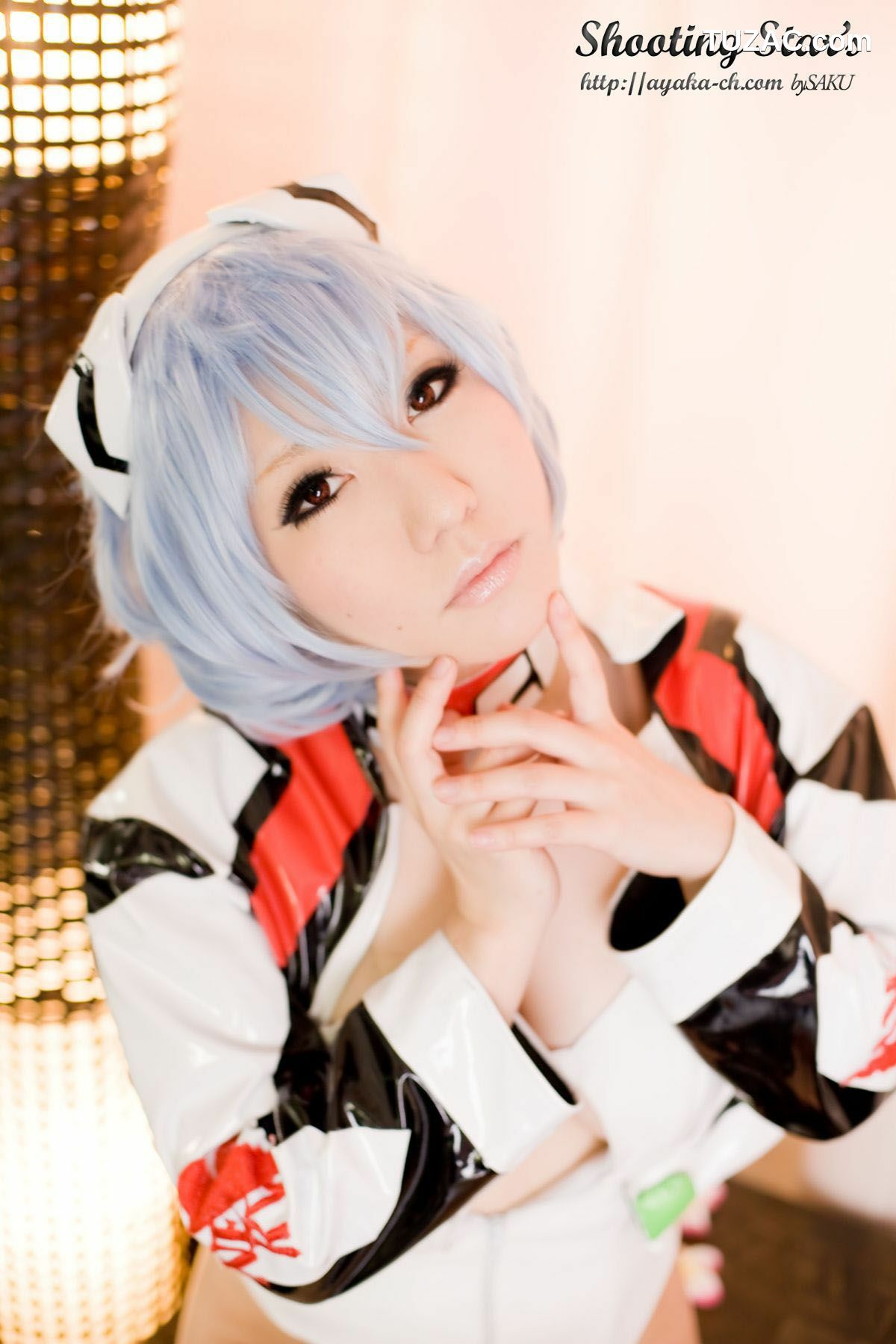 日本CosPlay_サク (绫香) 《Shinseiki Evangelion》Ayanami Rei 写真集[130P]