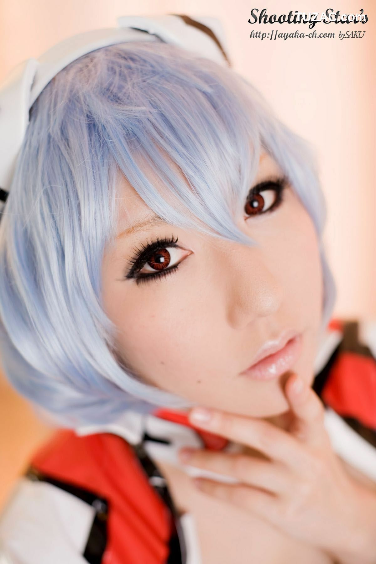 日本CosPlay_サク (绫香) 《Shinseiki Evangelion》Ayanami Rei 写真集[130P]
