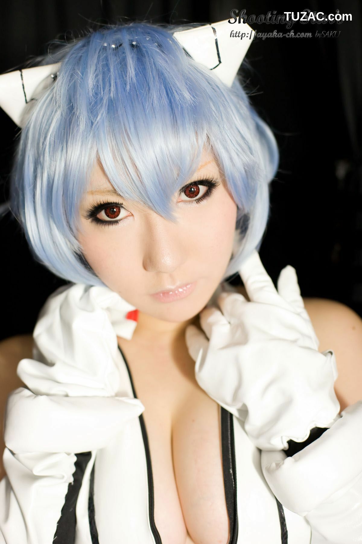 日本CosPlay_サク (绫香) 《Shinseiki Evangelion》Ayanami Rei 写真集[130P]