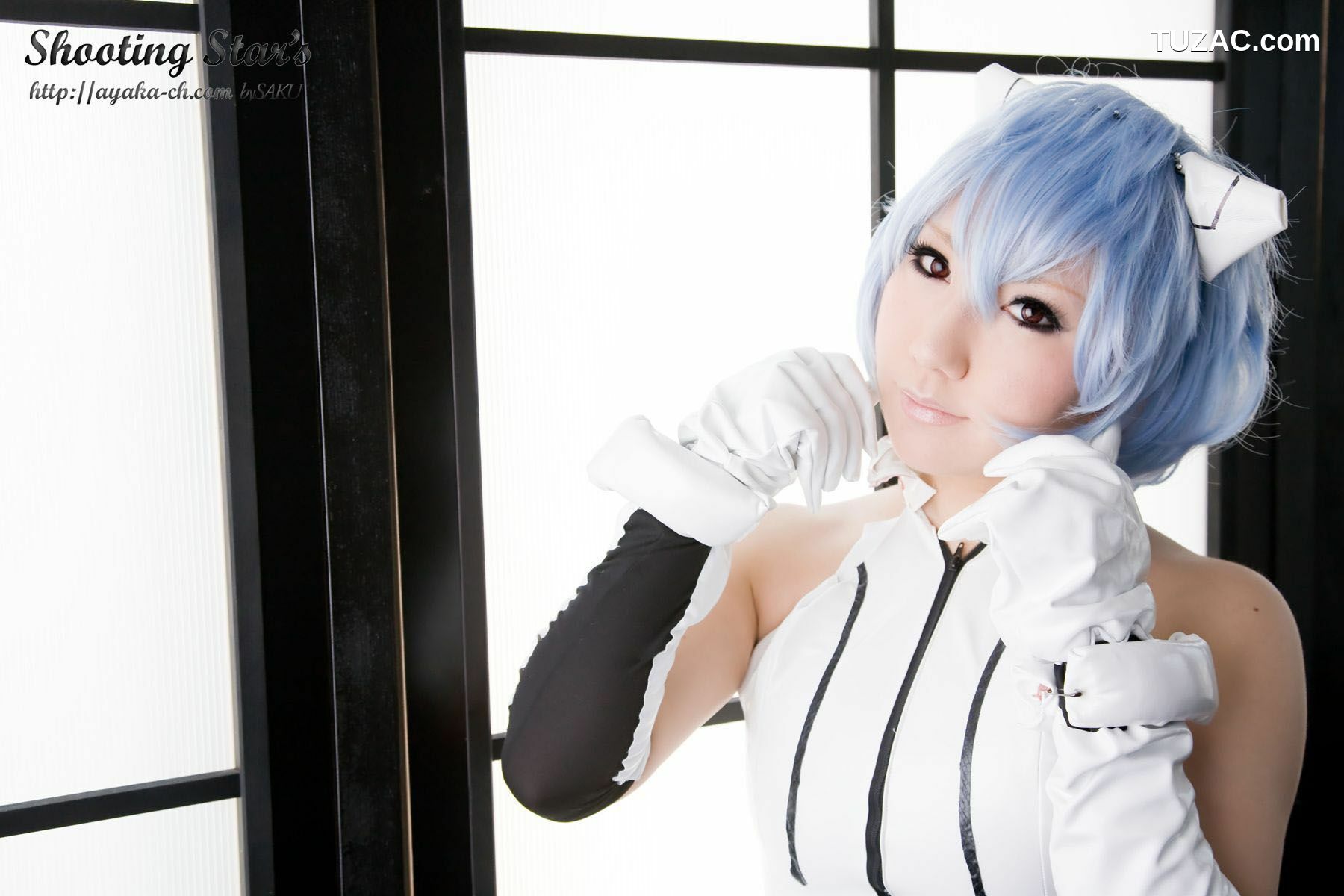 日本CosPlay_サク (绫香) 《Shinseiki Evangelion》Ayanami Rei 写真集[130P]