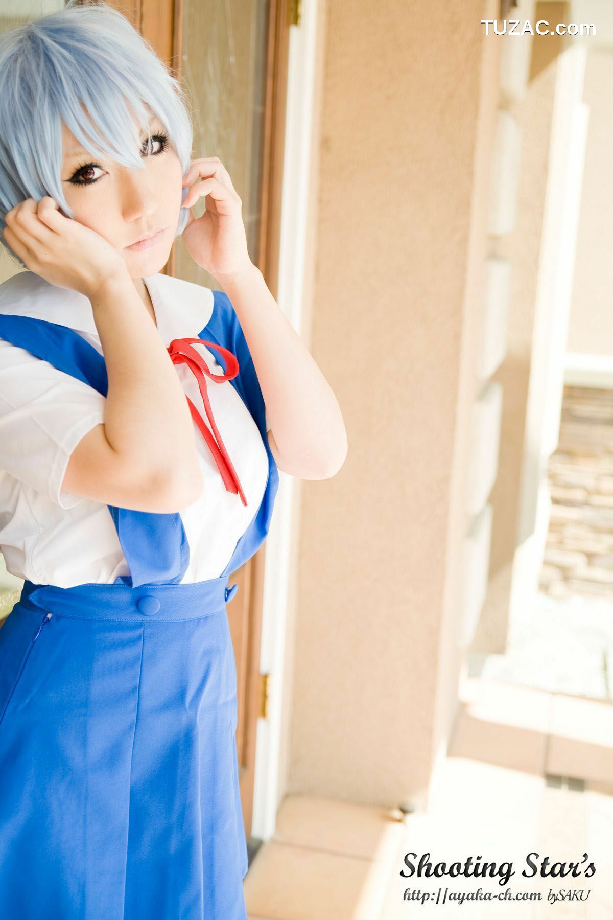 日本CosPlay_サク (绫香) 《Shinseiki Evangelion》Ayanami Rei 写真集[130P]