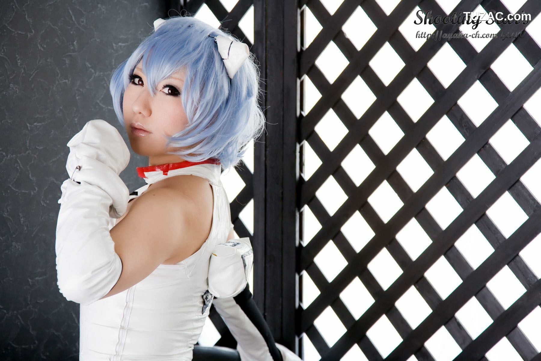日本CosPlay_サク (绫香) 《Shinseiki Evangelion》Ayanami Rei 写真集[130P]