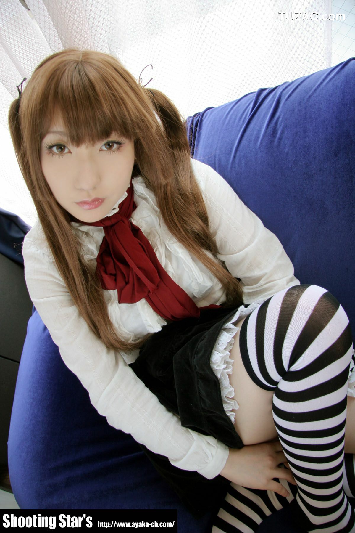 日本CosPlay_サク (绫香 Saku Ayaka) 《DEATH NOTE》Amane Misa(弥海砂) 写真集[118P]