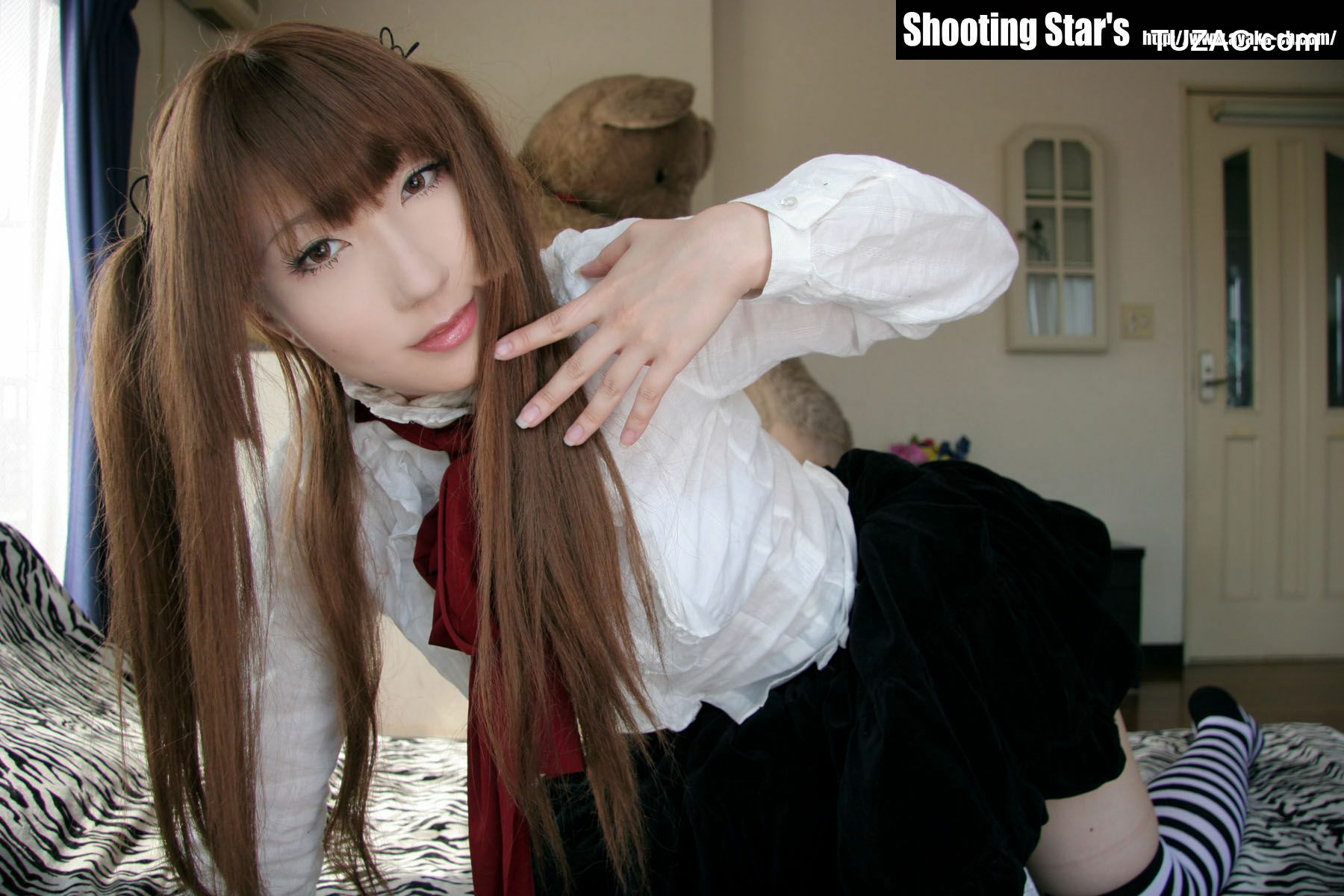 日本CosPlay_サク (绫香 Saku Ayaka) 《DEATH NOTE》Amane Misa(弥海砂) 写真集[118P]