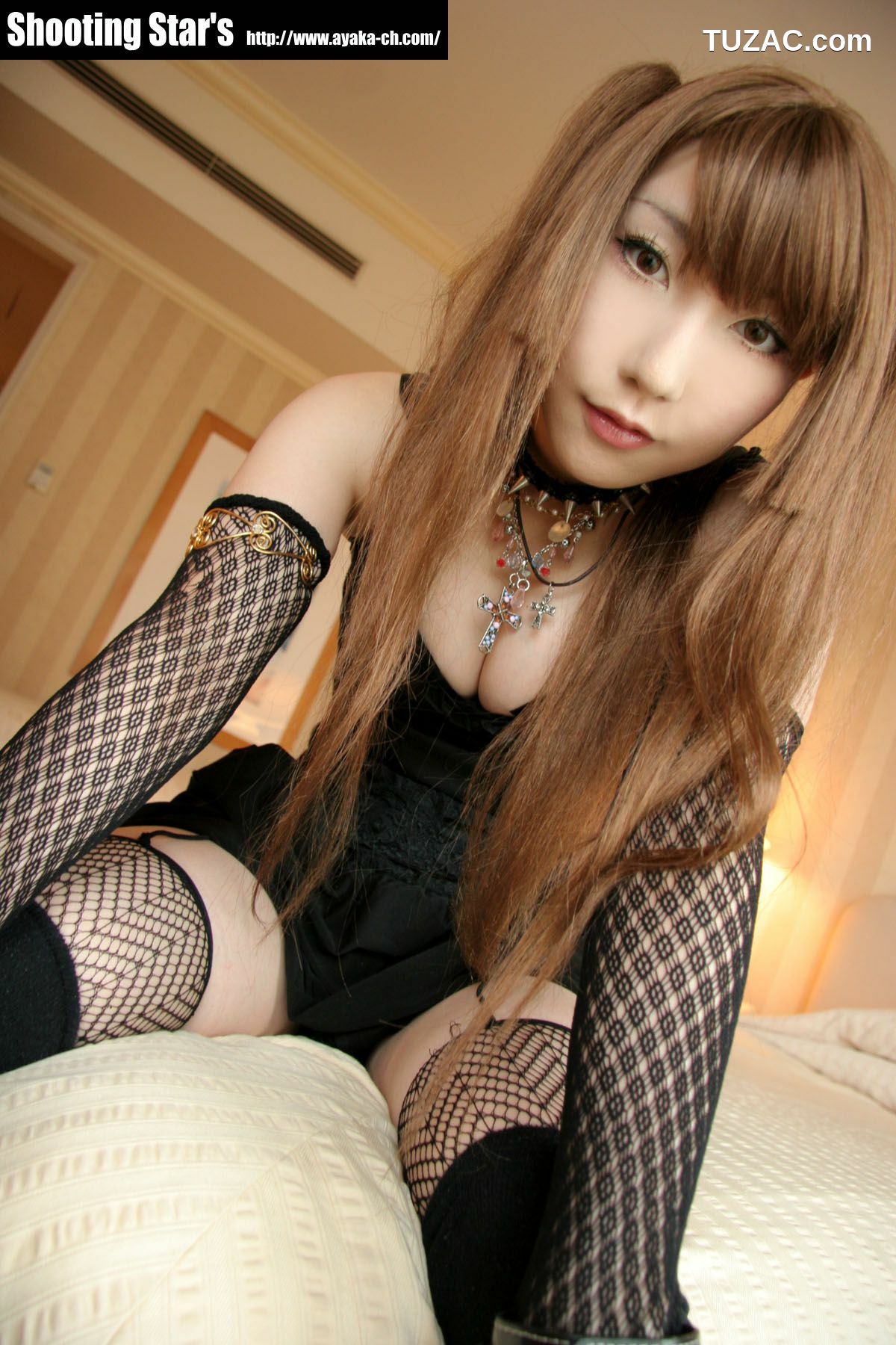 日本CosPlay_サク (绫香 Saku Ayaka) 《DEATH NOTE》Amane Misa(弥海砂) 写真集[118P]
