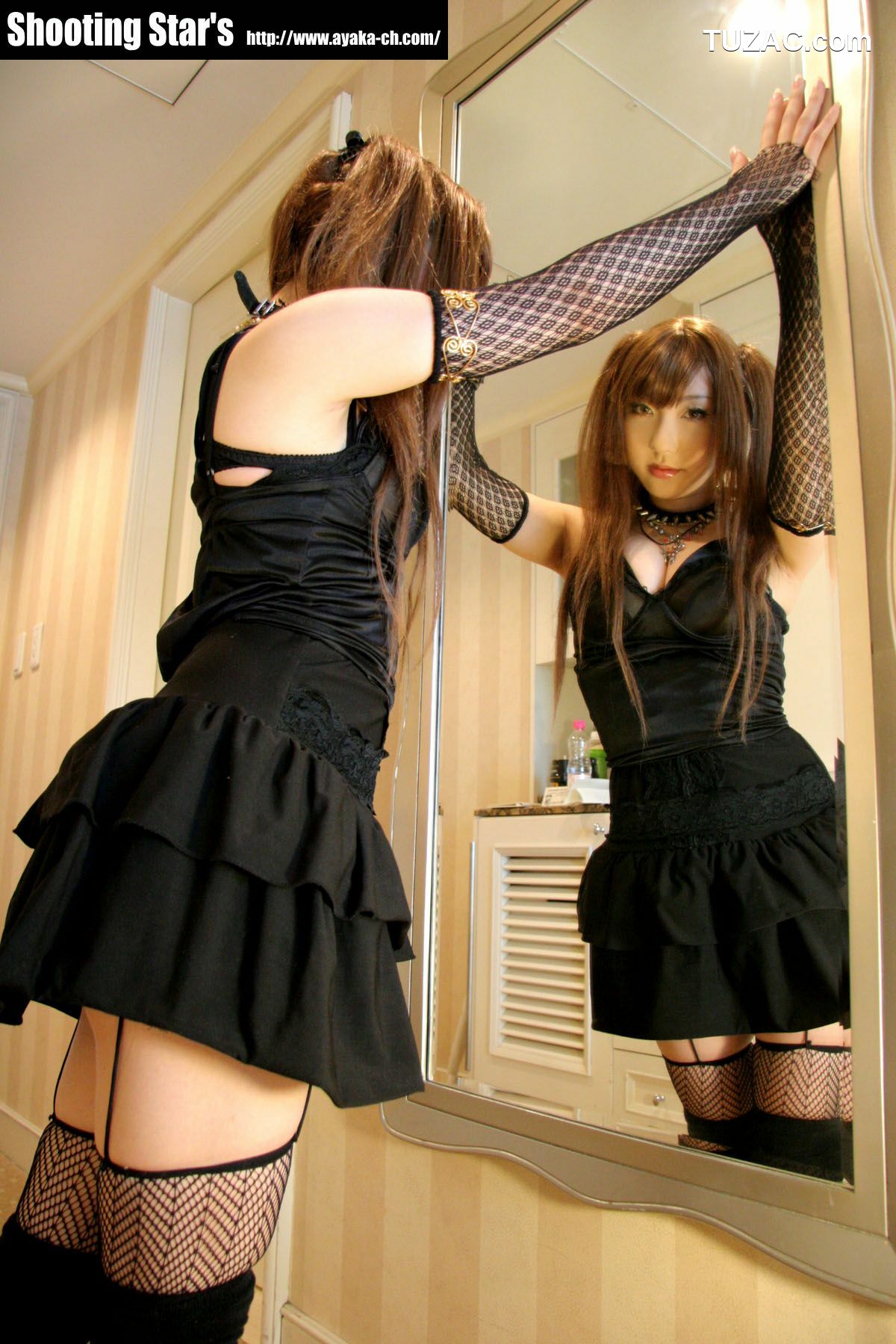 日本CosPlay_サク (绫香 Saku Ayaka) 《DEATH NOTE》Amane Misa(弥海砂) 写真集[118P]