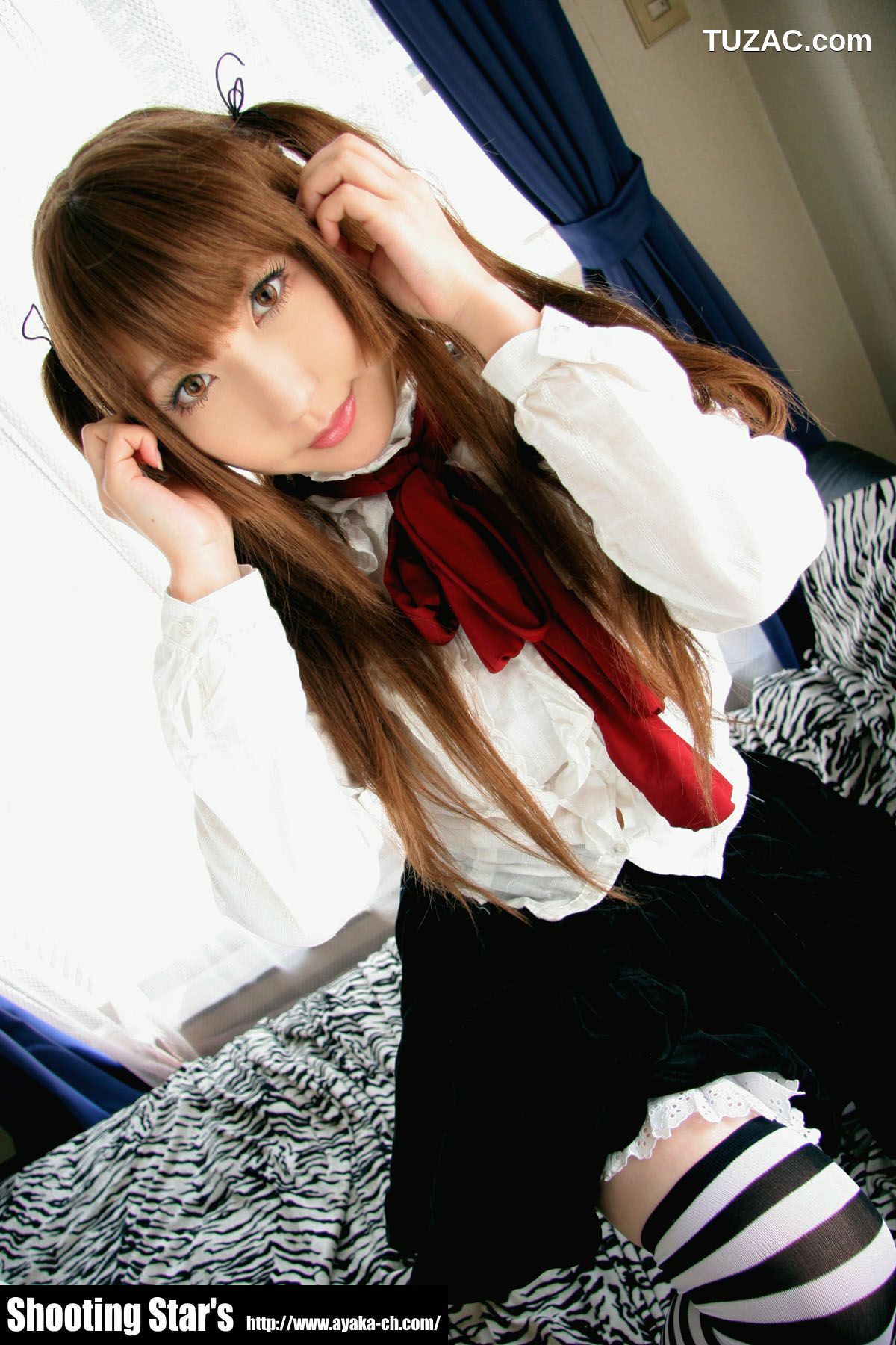 日本CosPlay_サク (绫香 Saku Ayaka) 《DEATH NOTE》Amane Misa(弥海砂) 写真集[118P]