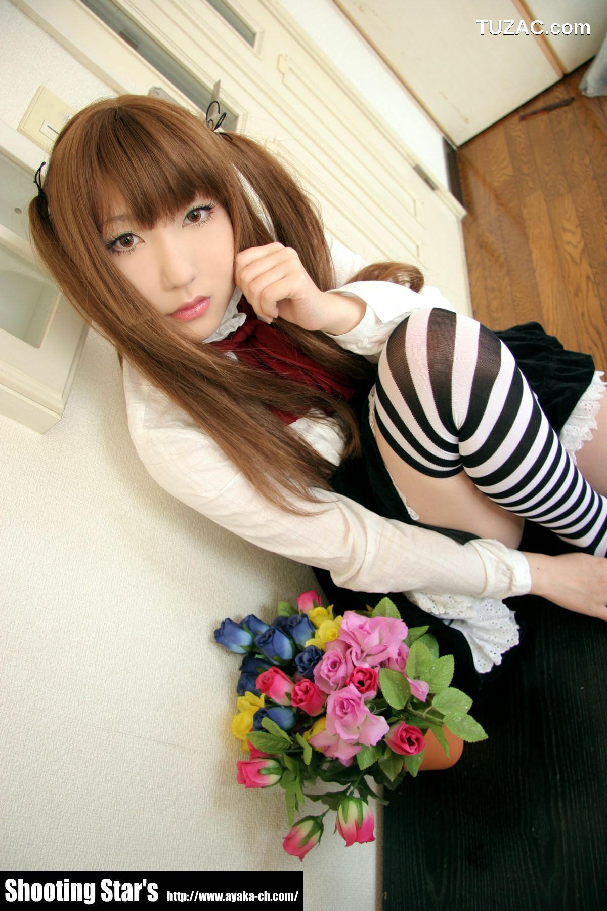 日本CosPlay_サク (绫香 Saku Ayaka) 《DEATH NOTE》Amane Misa(弥海砂) 写真集[118P]