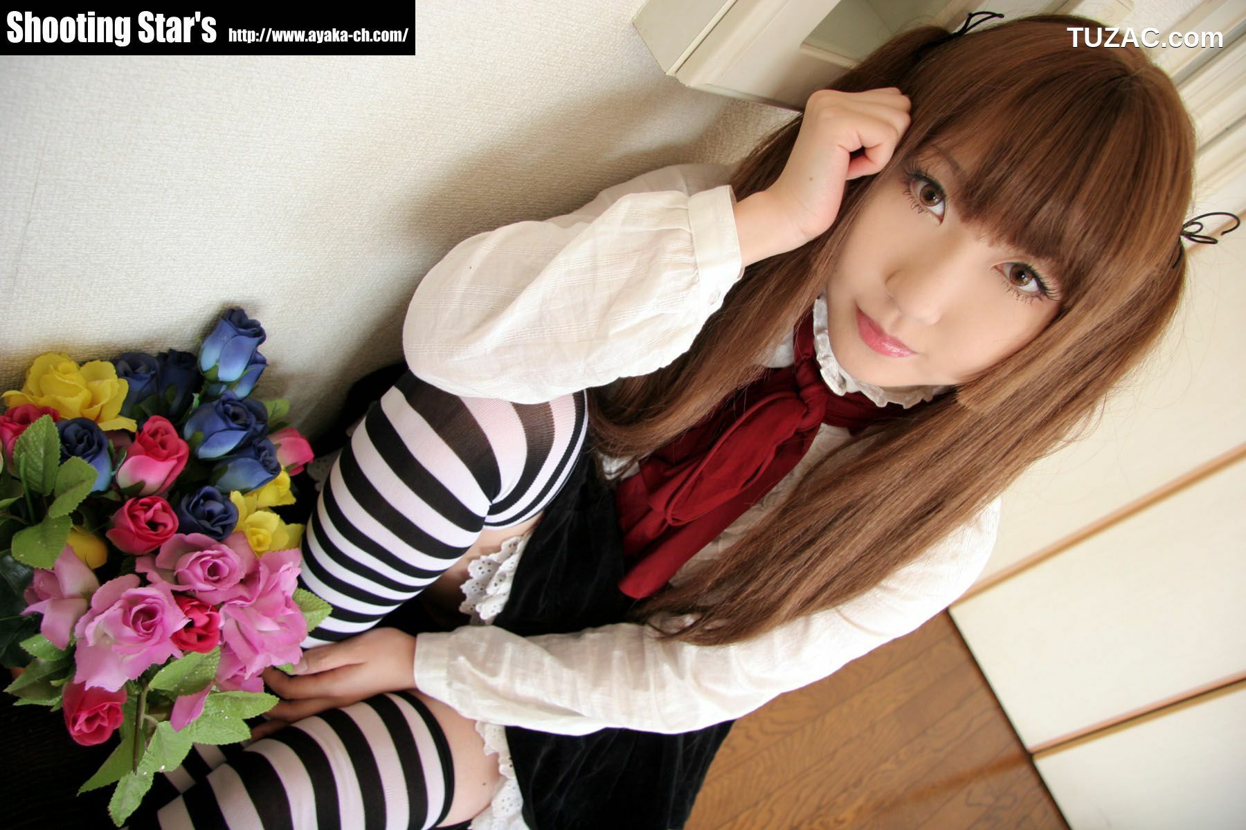 日本CosPlay_サク (绫香 Saku Ayaka) 《DEATH NOTE》Amane Misa(弥海砂) 写真集[118P]