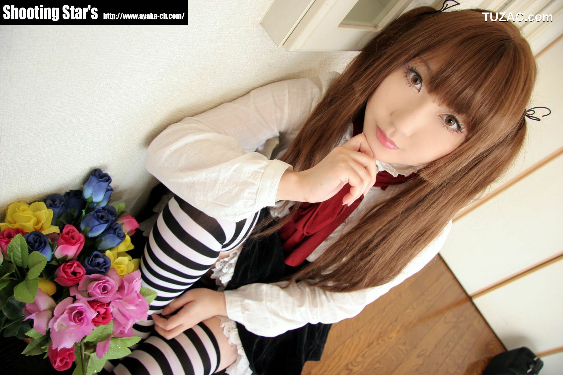 日本CosPlay_サク (绫香 Saku Ayaka) 《DEATH NOTE》Amane Misa(弥海砂) 写真集[118P]