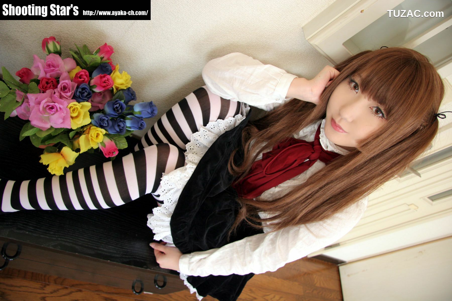 日本CosPlay_サク (绫香 Saku Ayaka) 《DEATH NOTE》Amane Misa(弥海砂) 写真集[118P]