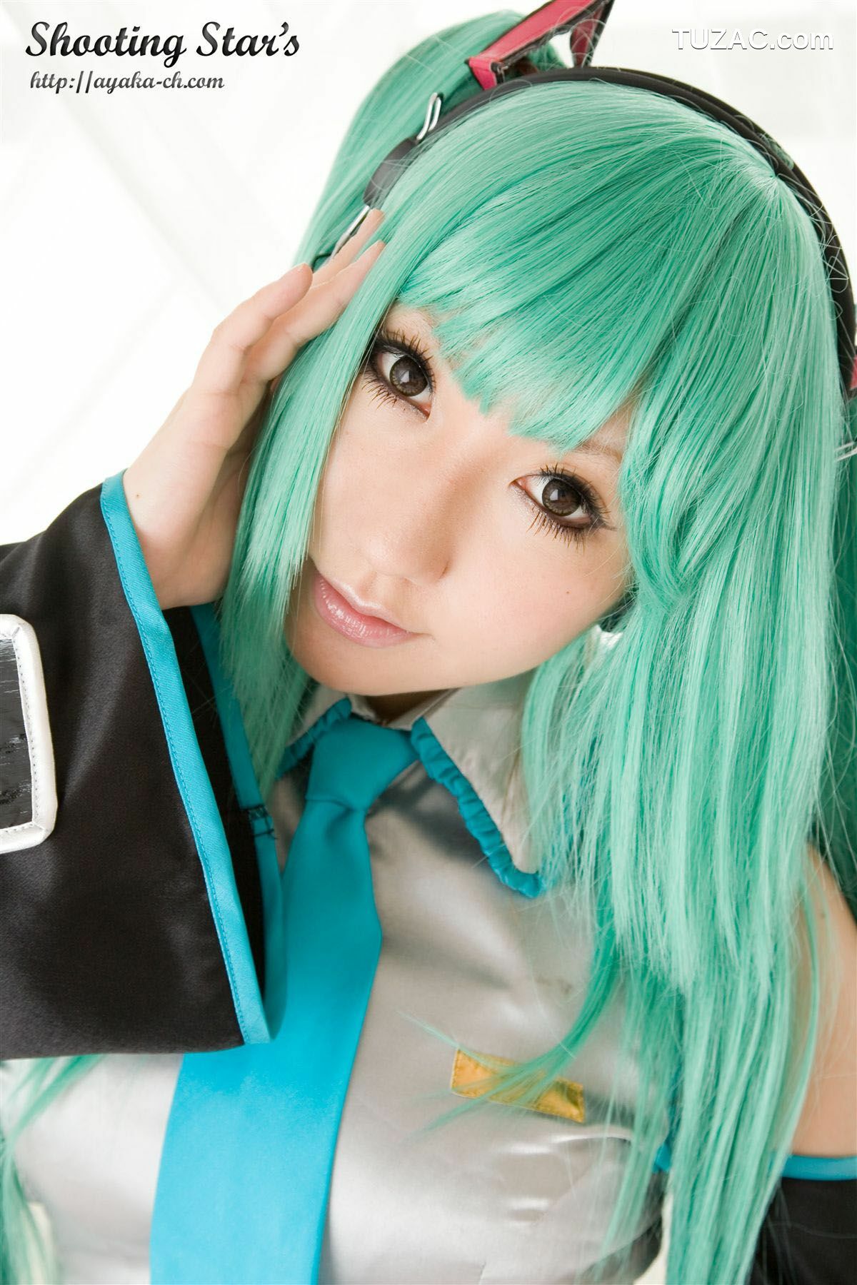 日本CosPlay_サク (绫香 Saku Ayaka) 《VOCALOID》Hatsune Miku 写真集[70P]