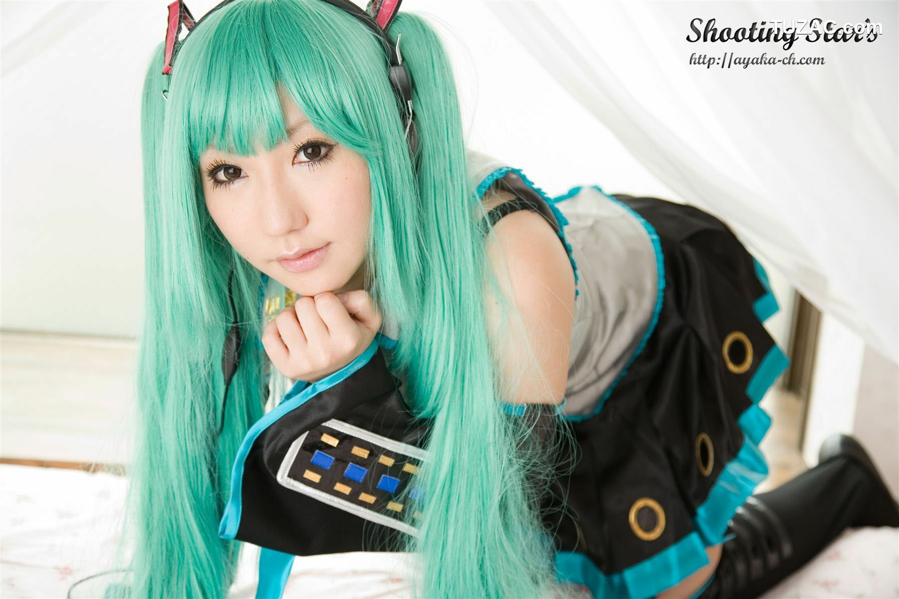 日本CosPlay_サク (绫香 Saku Ayaka) 《VOCALOID》Hatsune Miku 写真集[70P]