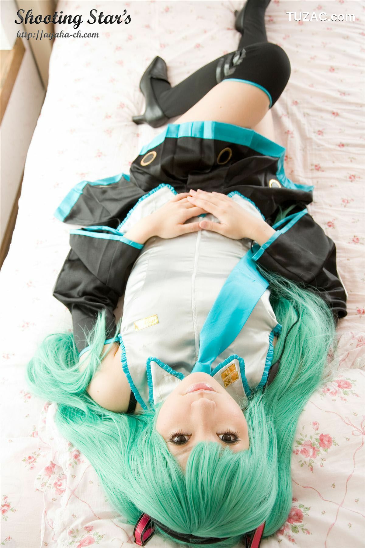 日本CosPlay_サク (绫香 Saku Ayaka) 《VOCALOID》Hatsune Miku 写真集[70P]