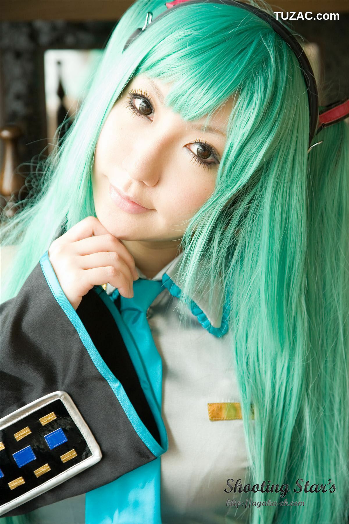 日本CosPlay_サク (绫香 Saku Ayaka) 《VOCALOID》Hatsune Miku 写真集[70P]