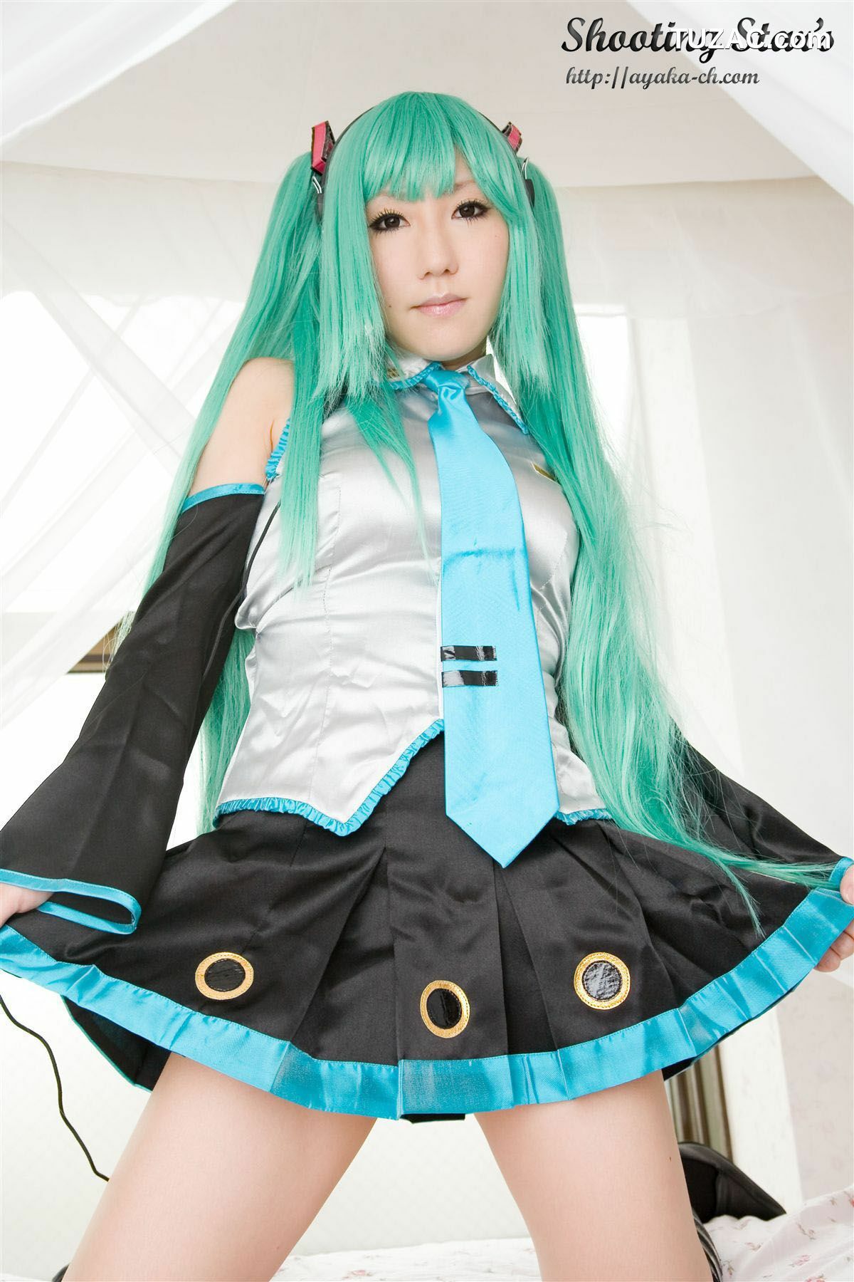 日本CosPlay_サク (绫香 Saku Ayaka) 《VOCALOID》Hatsune Miku 写真集[70P]