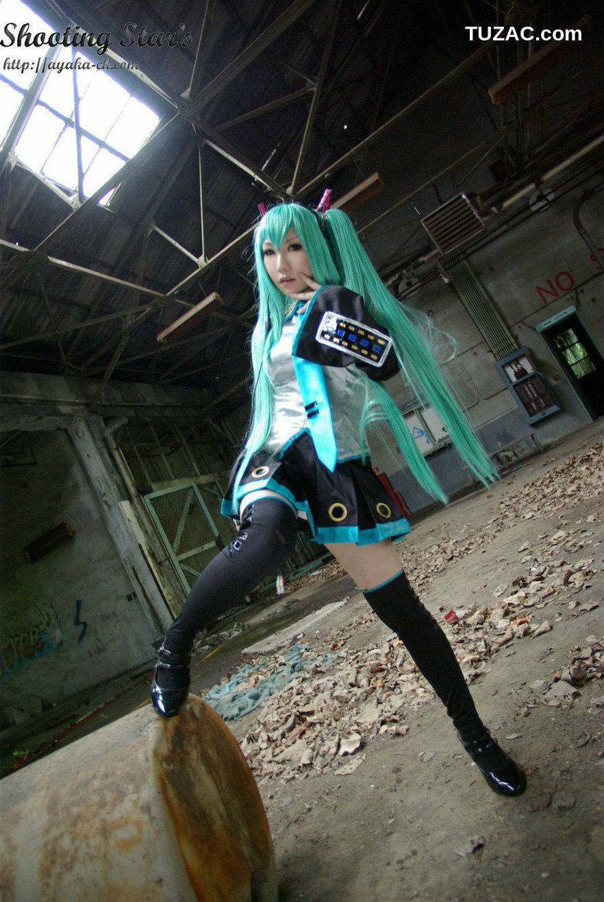 日本CosPlay_サク (绫香 Saku Ayaka) 《VOCALOID》Hatsune Miku 写真集[70P]