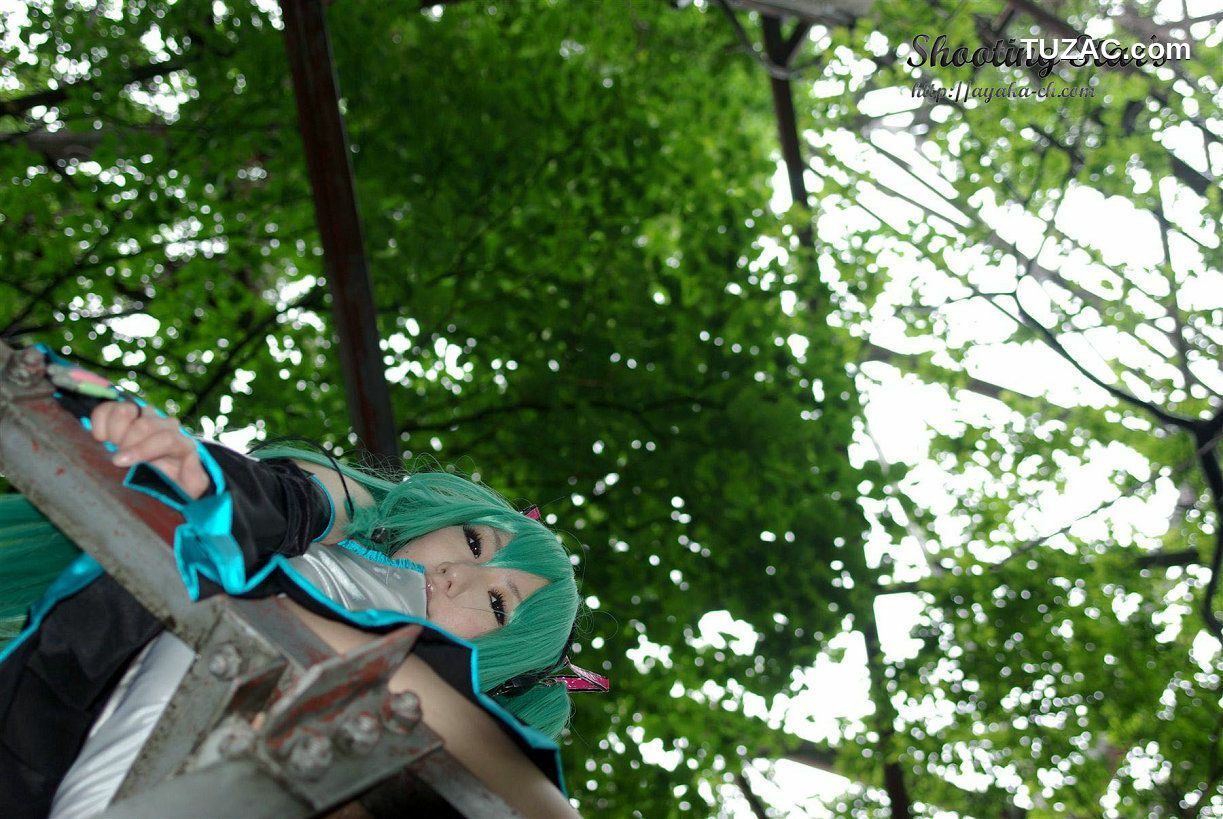 日本CosPlay_サク (绫香 Saku Ayaka) 《VOCALOID》Hatsune Miku 写真集[70P]