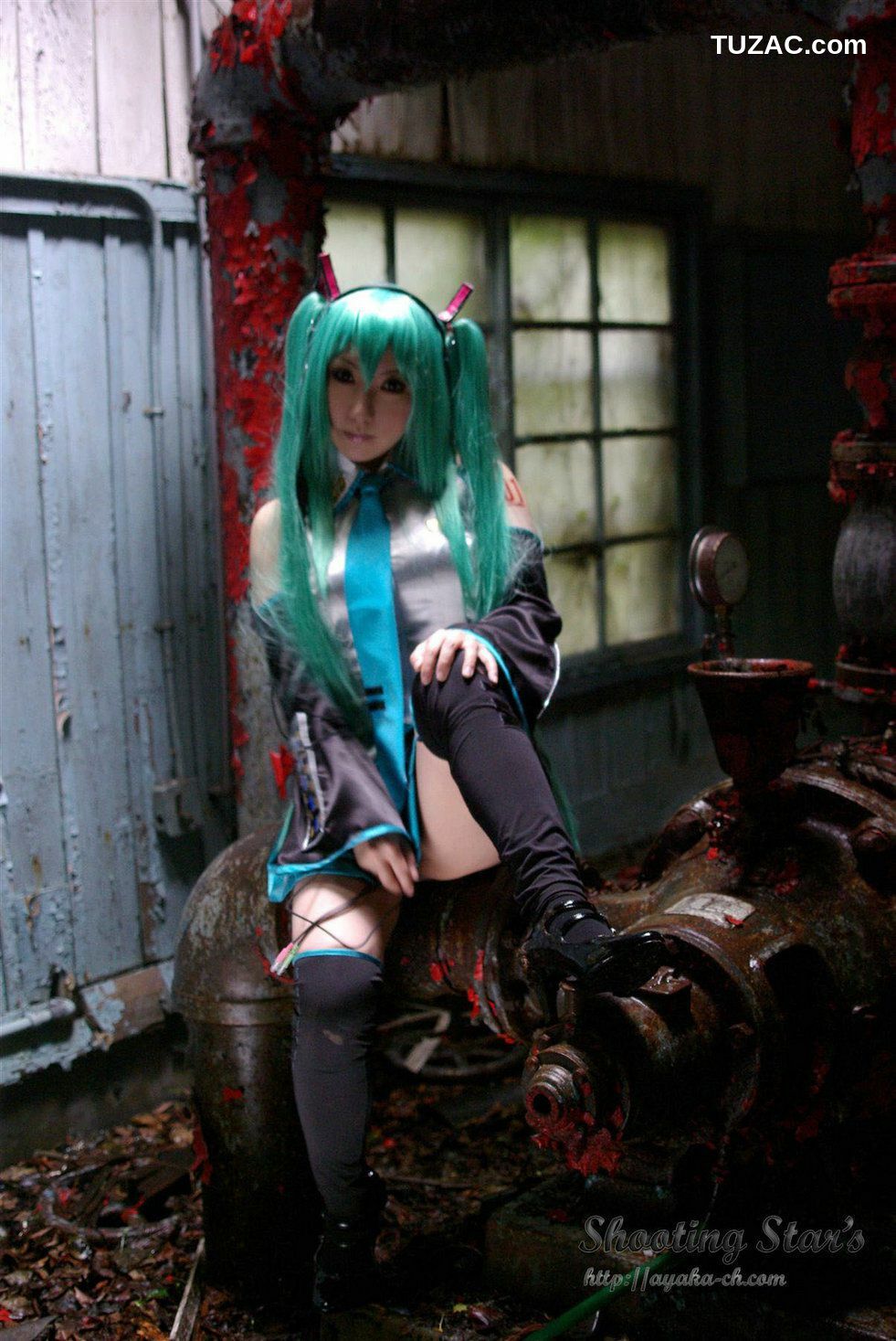 日本CosPlay_サク (绫香 Saku Ayaka) 《VOCALOID》Hatsune Miku 写真集[70P]