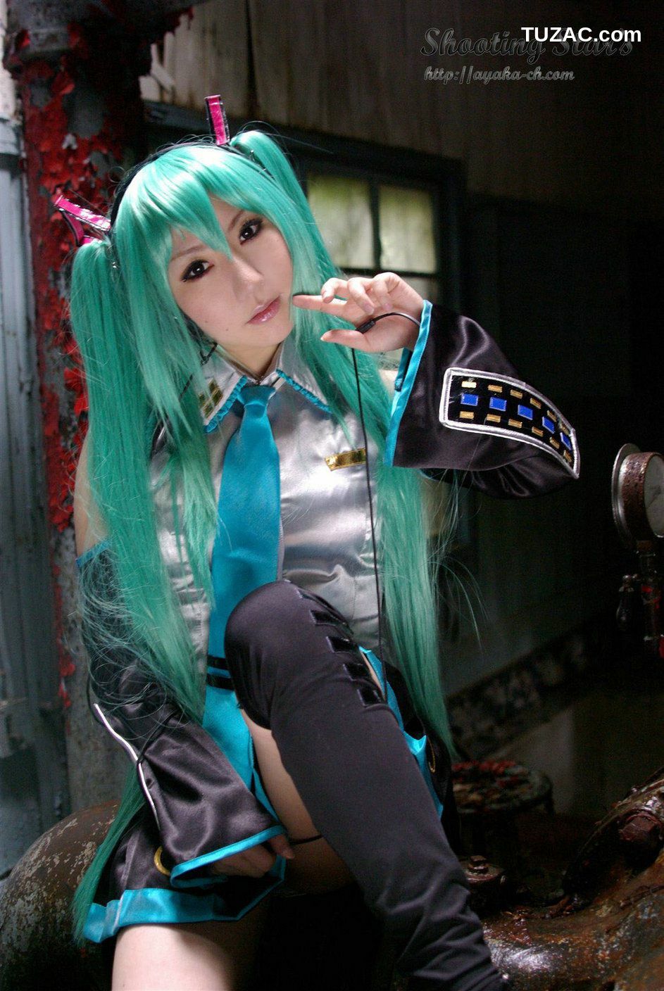 日本CosPlay_サク (绫香 Saku Ayaka) 《VOCALOID》Hatsune Miku 写真集[70P]