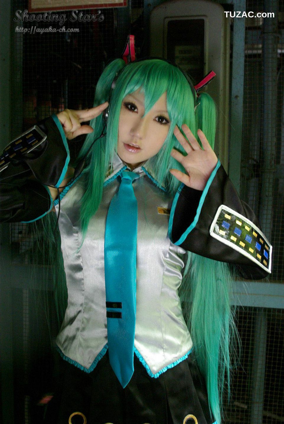 日本CosPlay_サク (绫香 Saku Ayaka) 《VOCALOID》Hatsune Miku 写真集[70P]