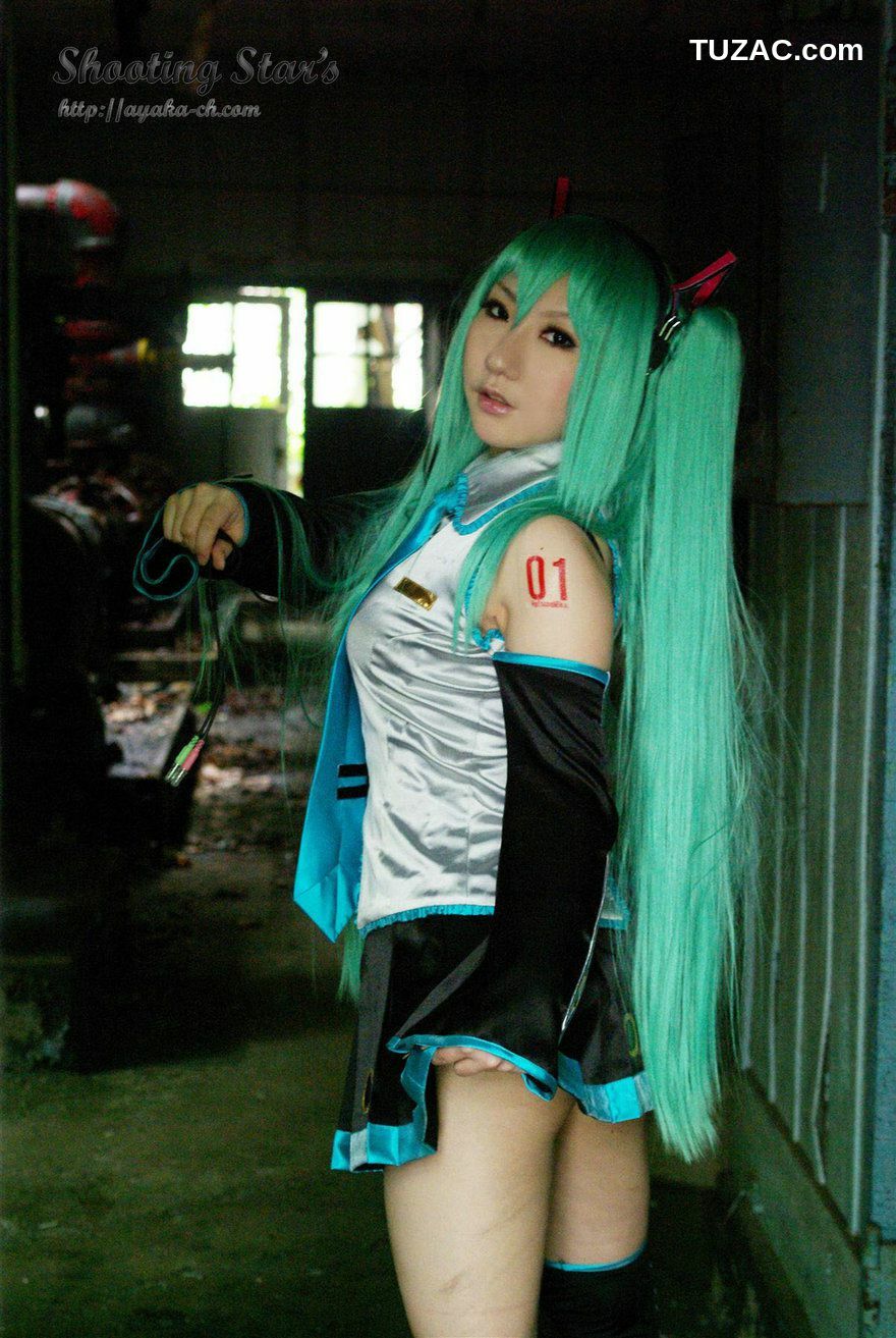 日本CosPlay_サク (绫香 Saku Ayaka) 《VOCALOID》Hatsune Miku 写真集[70P]